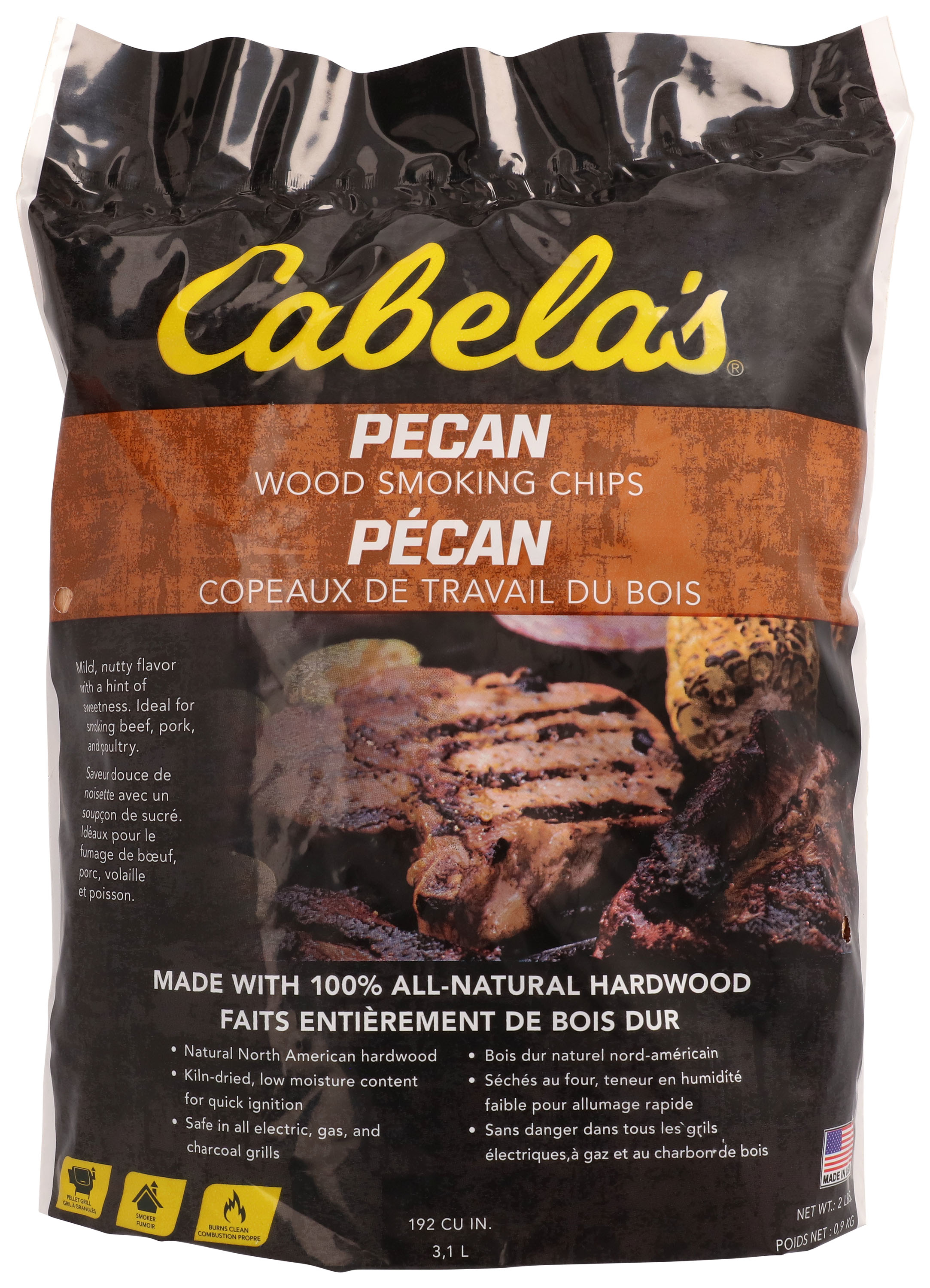 Image of Cabela's Wood Smoking Chips - Pecan