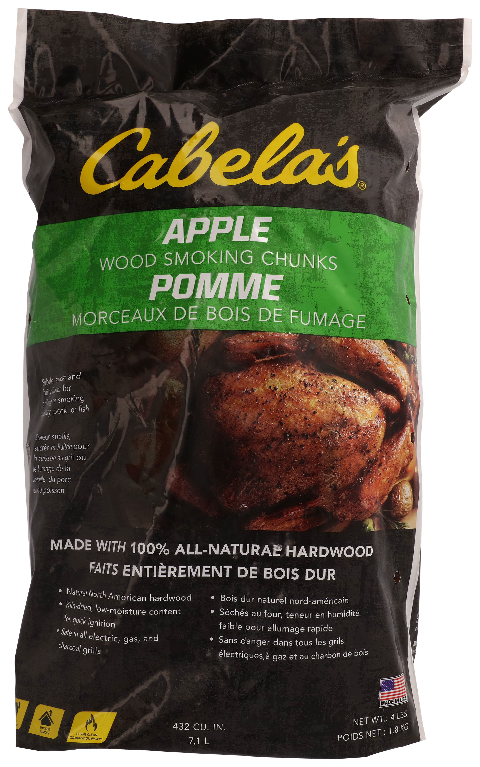Image of Cabela's Wood Smoking Chunks - Apple
