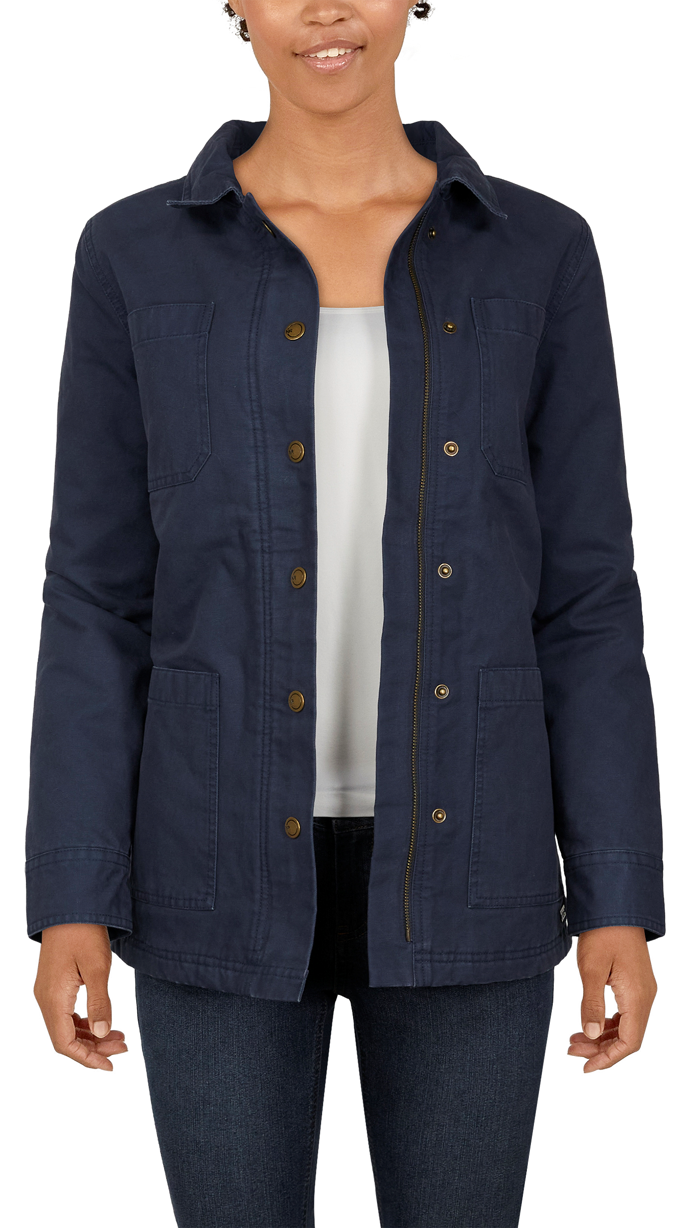 NATURAL REFLECTIONS Flannel-Lined Canvas Jacket for Ladies