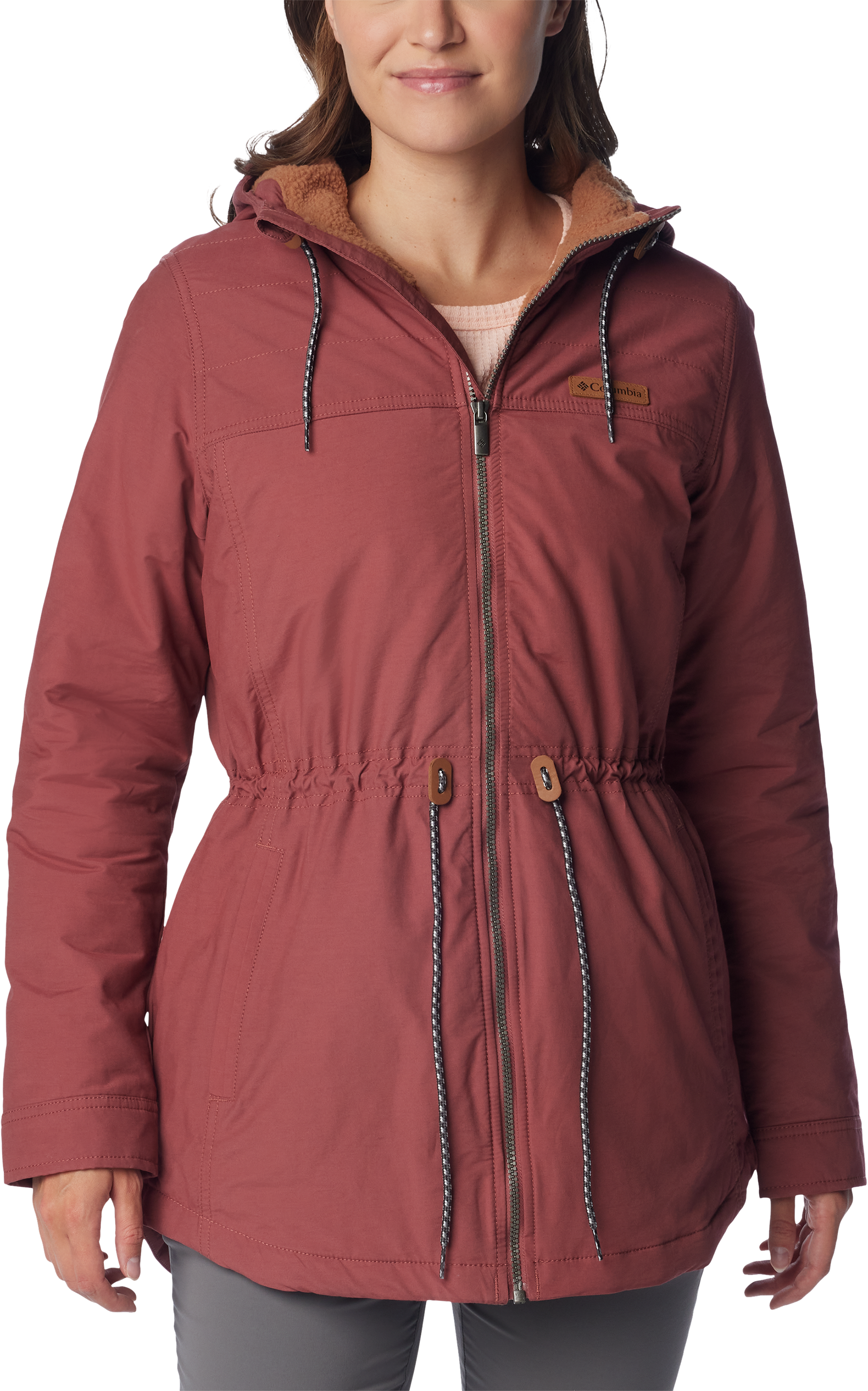 Image of Columbia Chatfield Hill Jacket for Ladies - Beetroot - M