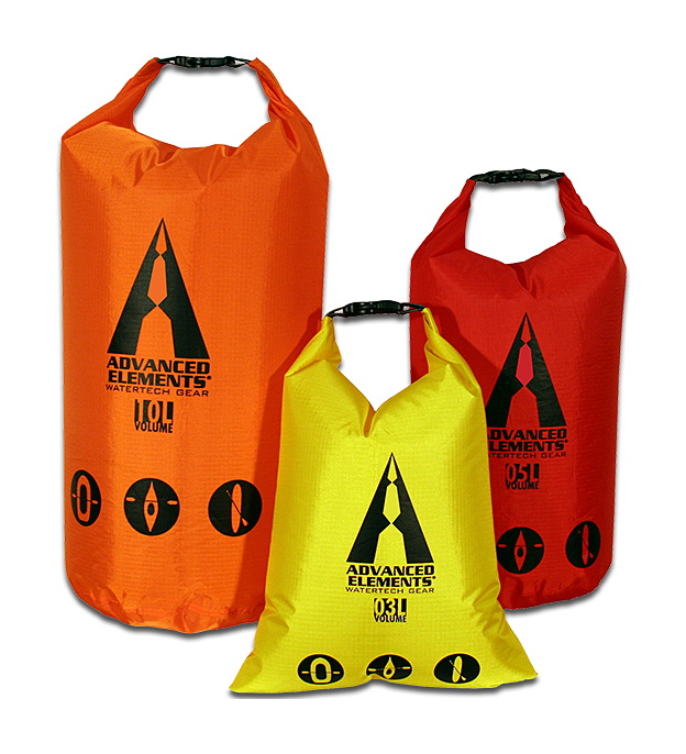 Advanced Elements PackLite Roll Top Dry Bag Set