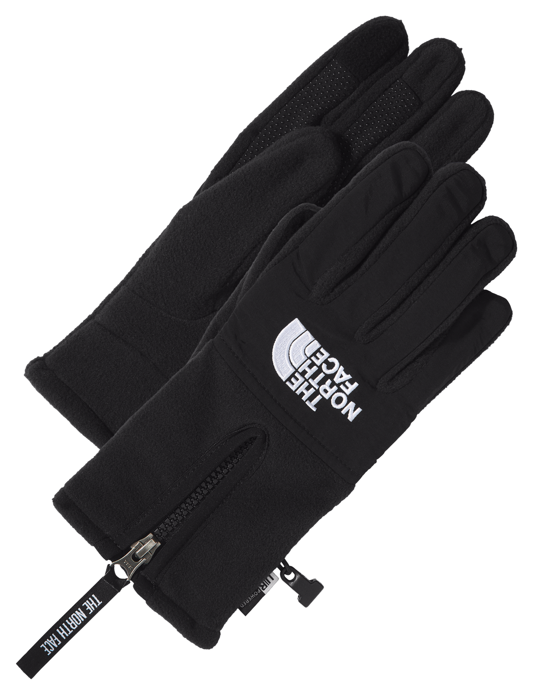 Image of The North Face Denali Etip Back Zip Gloves for Men - TNF Black - M