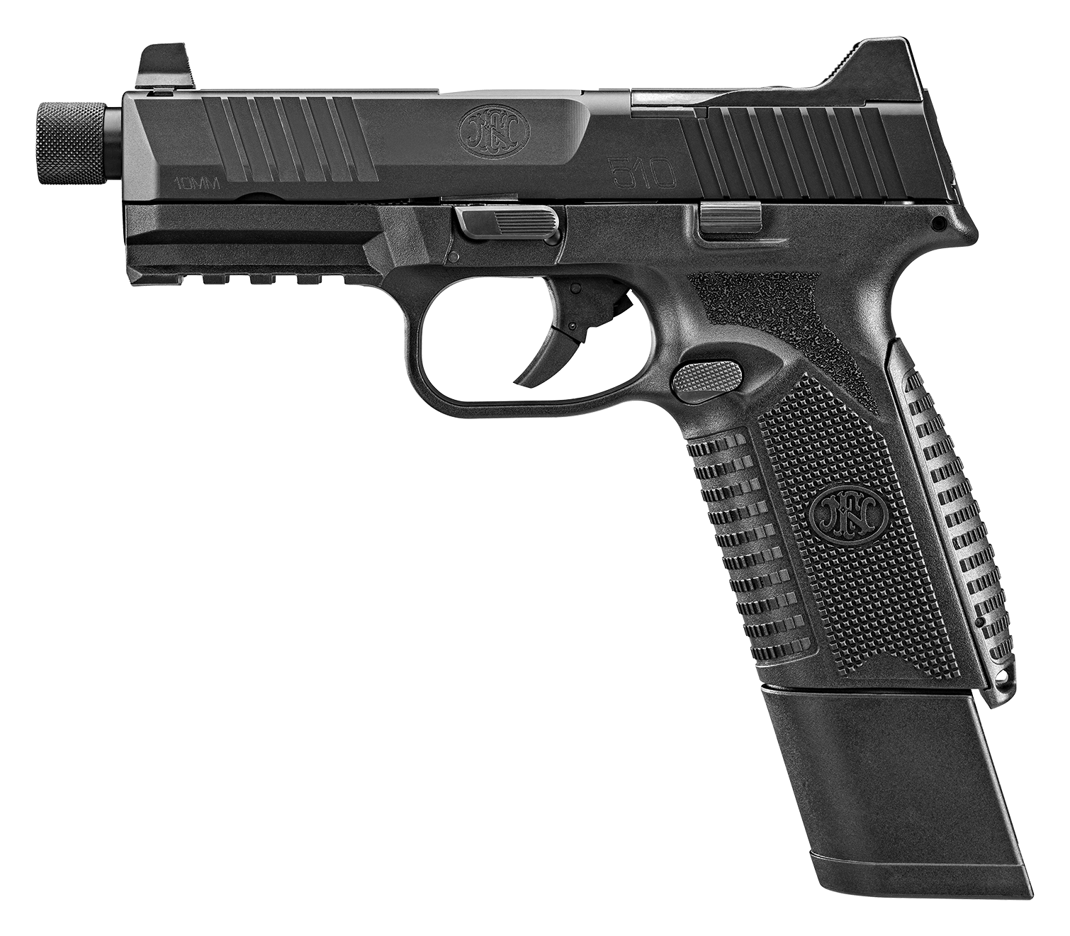 Image of FNH USA 510 Tactical Semi-Auto Pistol - 10mm - Black - 22 + 1 Round Capacity