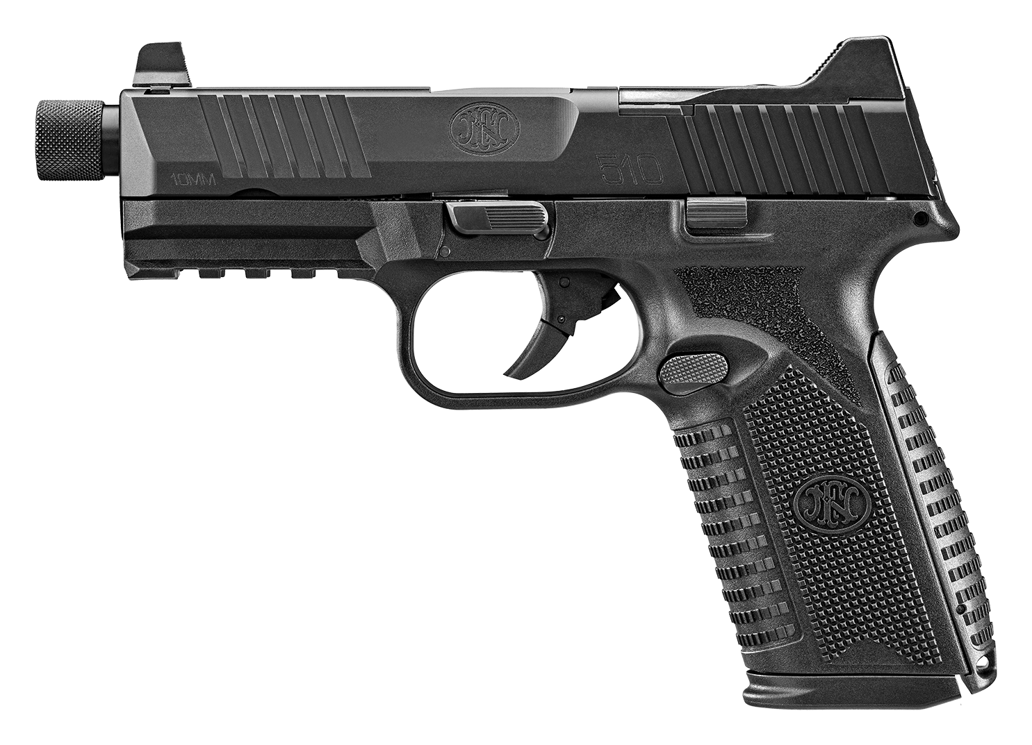 Image of FNH USA 510 Tactical Semi-Auto Pistol - 10mm - Black - 10 + 1 Round Capacity