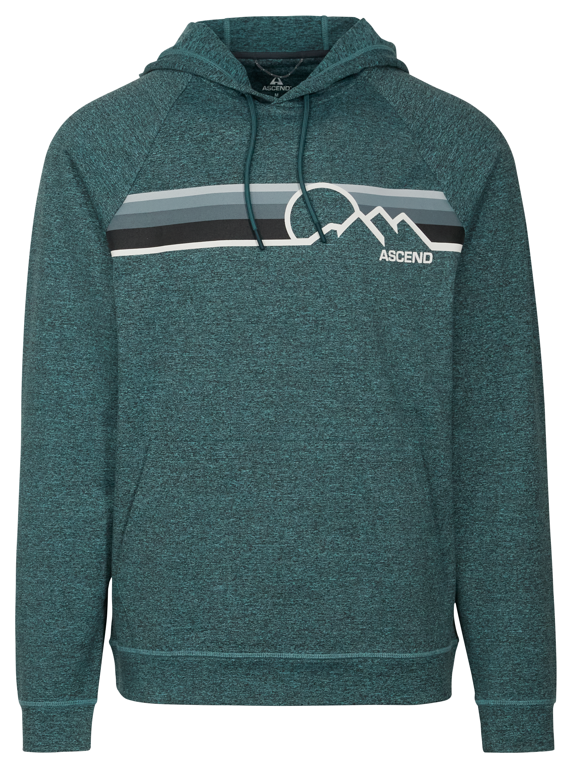 ASCEND Sunset Mountains Performance Long-Sleeve Hoodie for Men