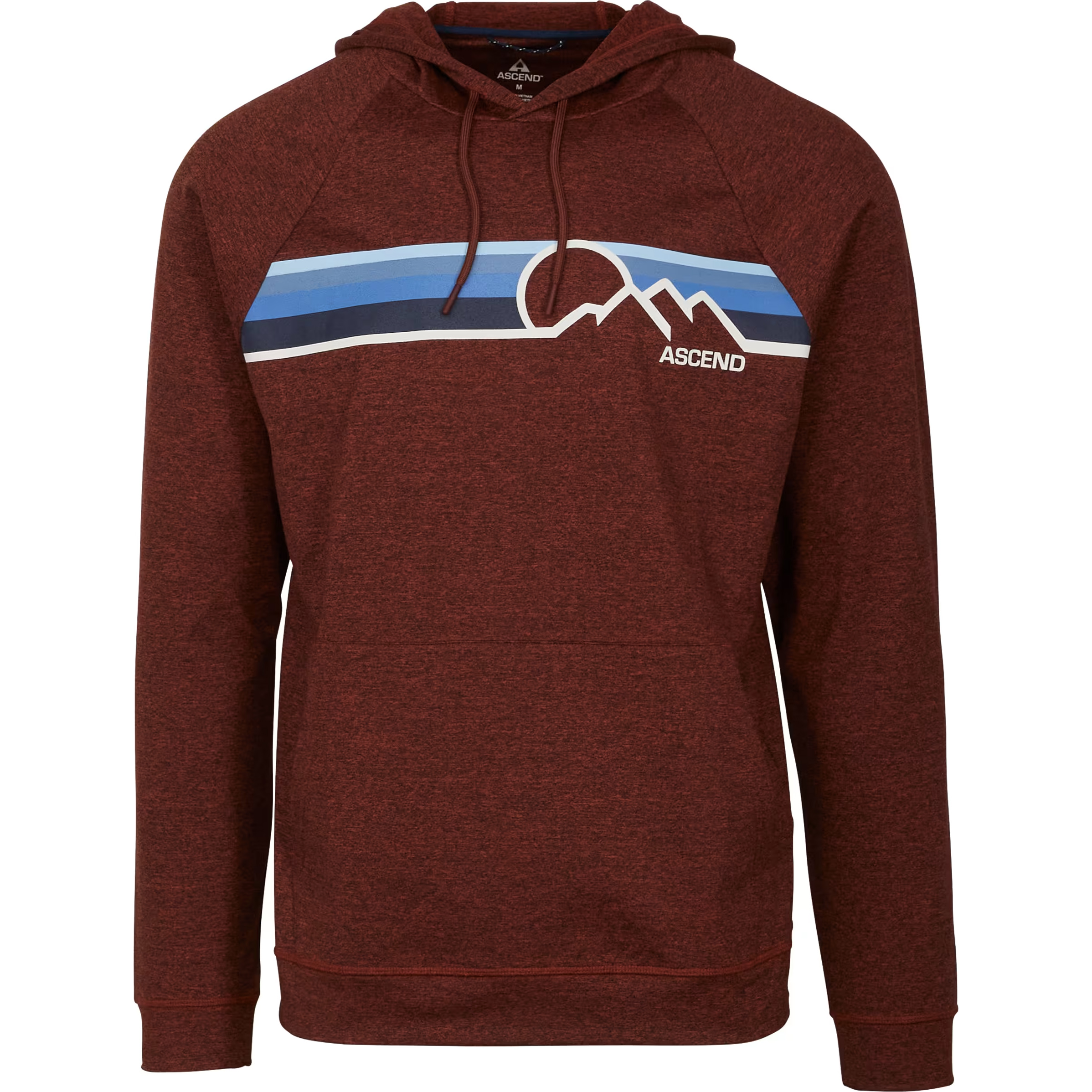 ASCEND Sunset Mountains Performance Long-Sleeve Hoodie for Men