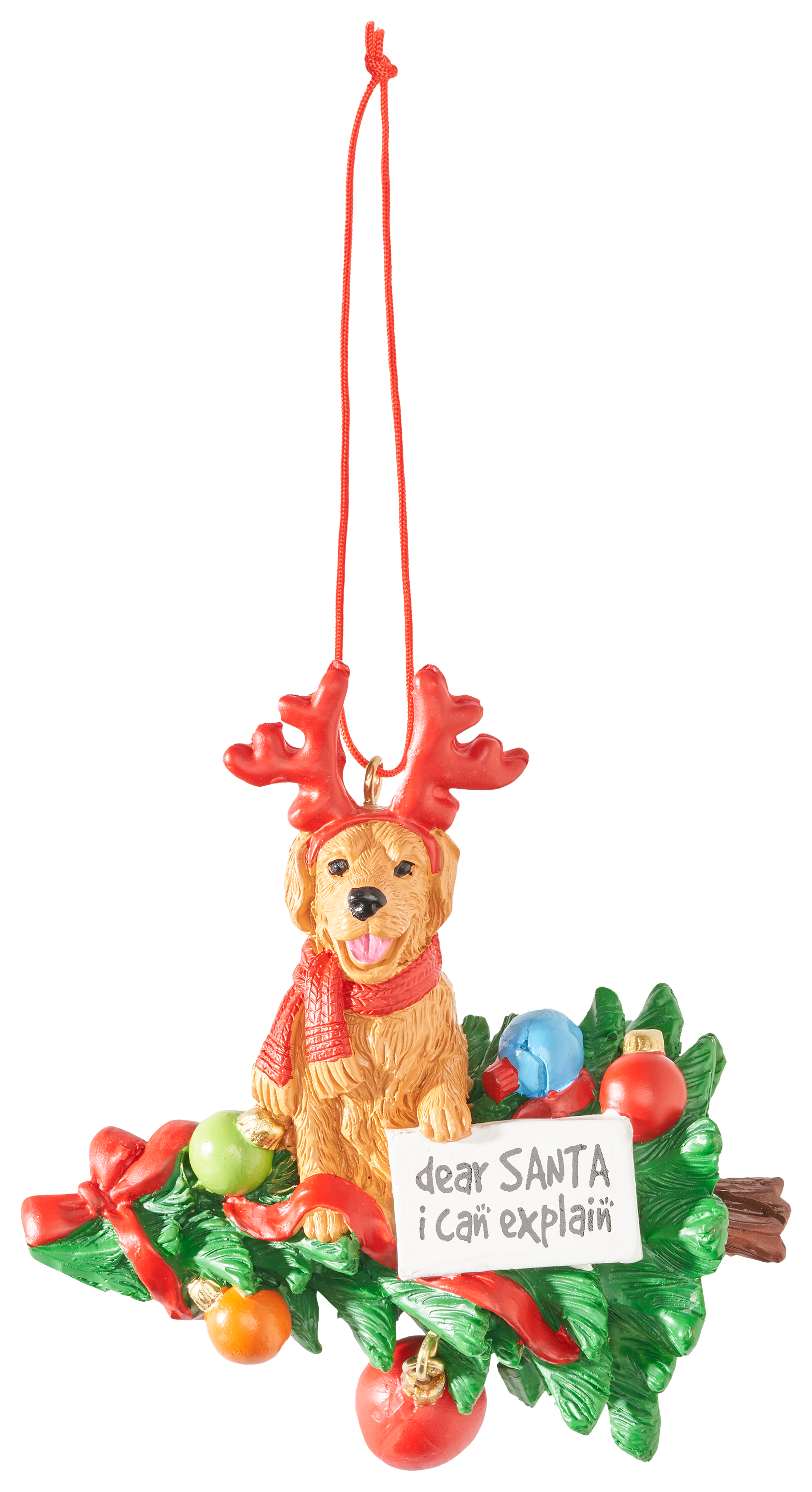 Image of Bass Pro Shops Golden Retriever Tree Ornament