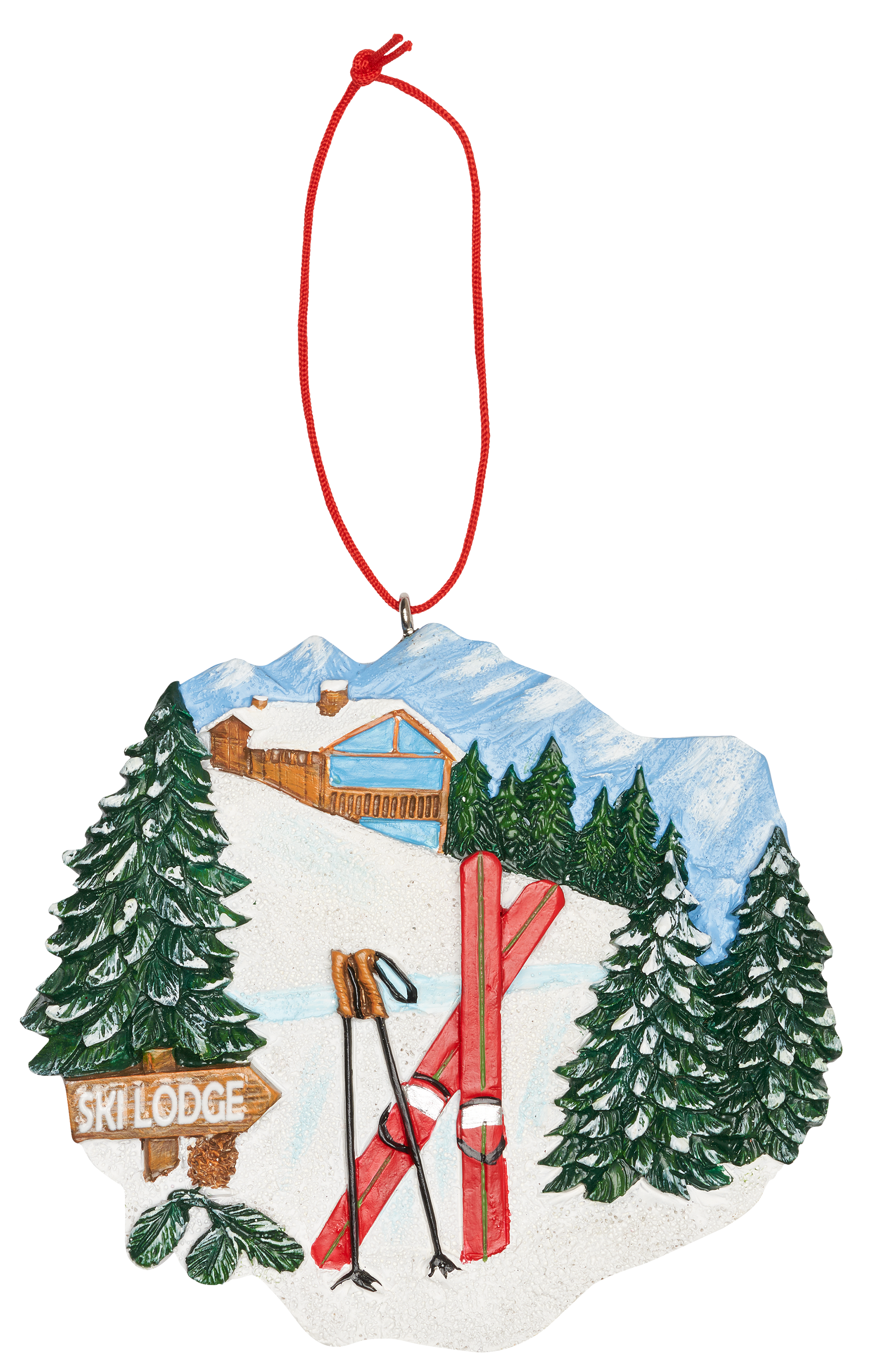 Image of Bass Pro Shops Ski Lodge Ornament