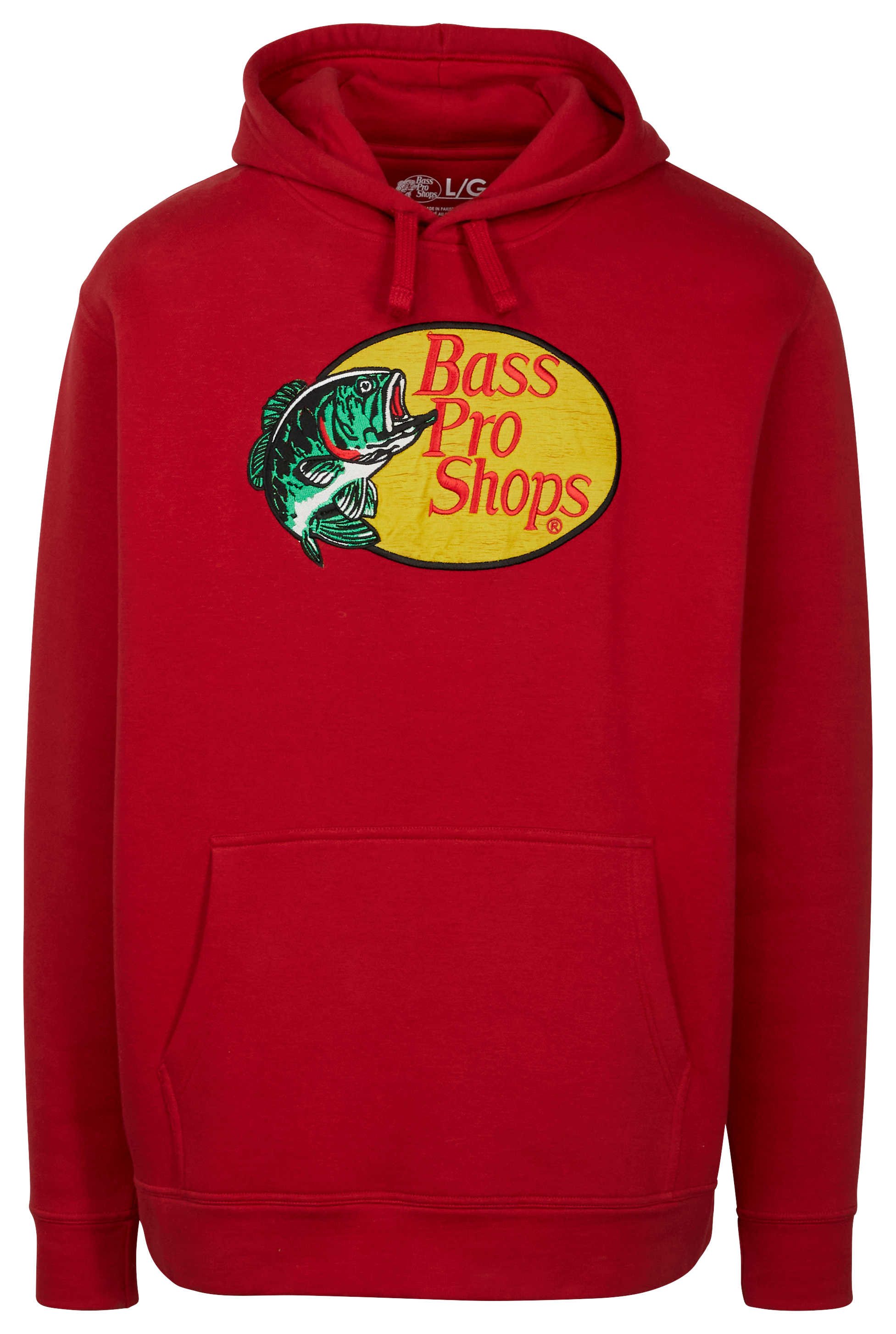 BASS PRO SHOPS Embroidered Woodcut Logo Long-Sleeve Hoodie for Men