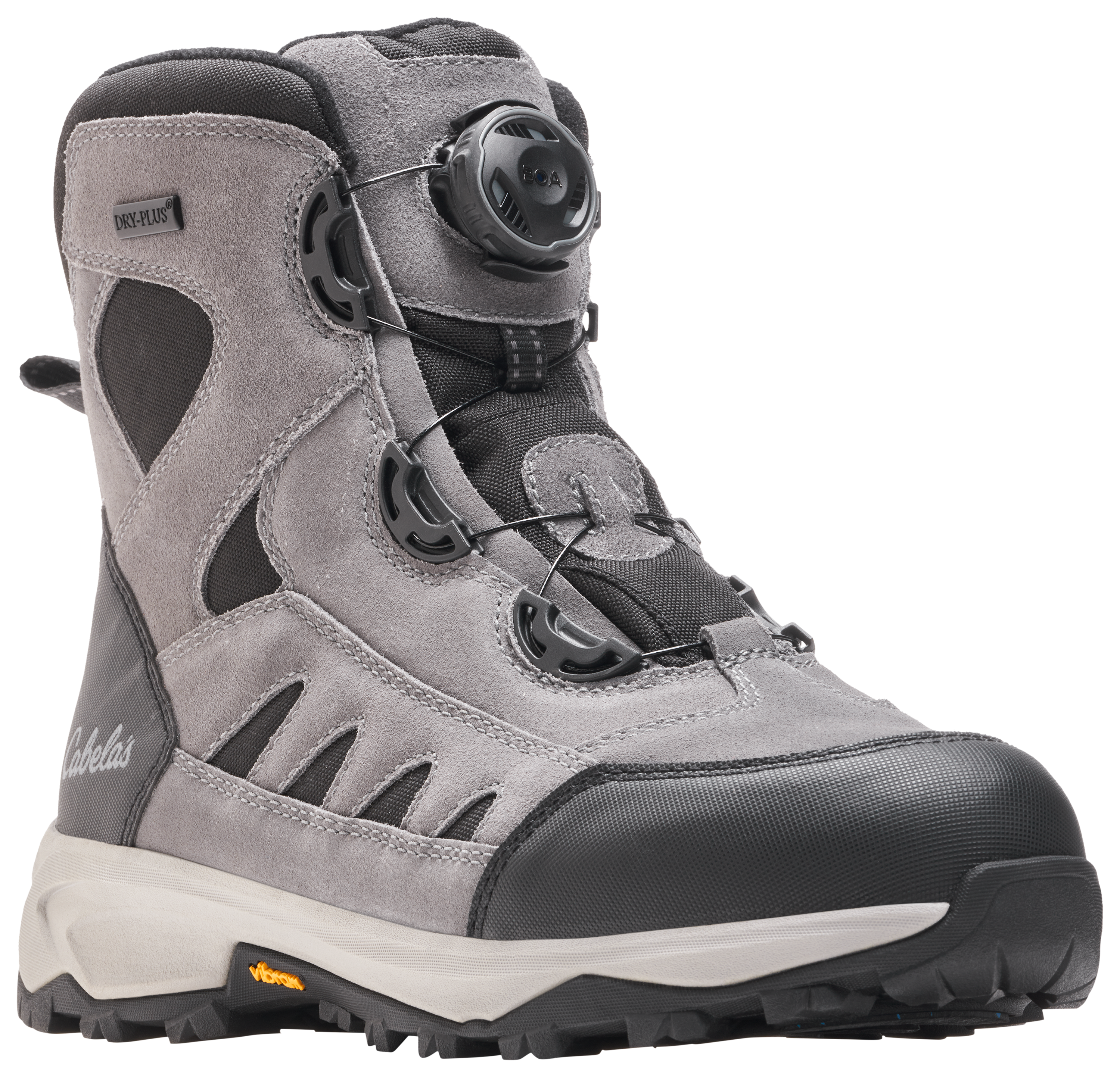 Image of Cabela's Snow Runner Max 2.0 BOA Insulated Waterproof Winter Boots for Men - Granite Gray - 8.5M