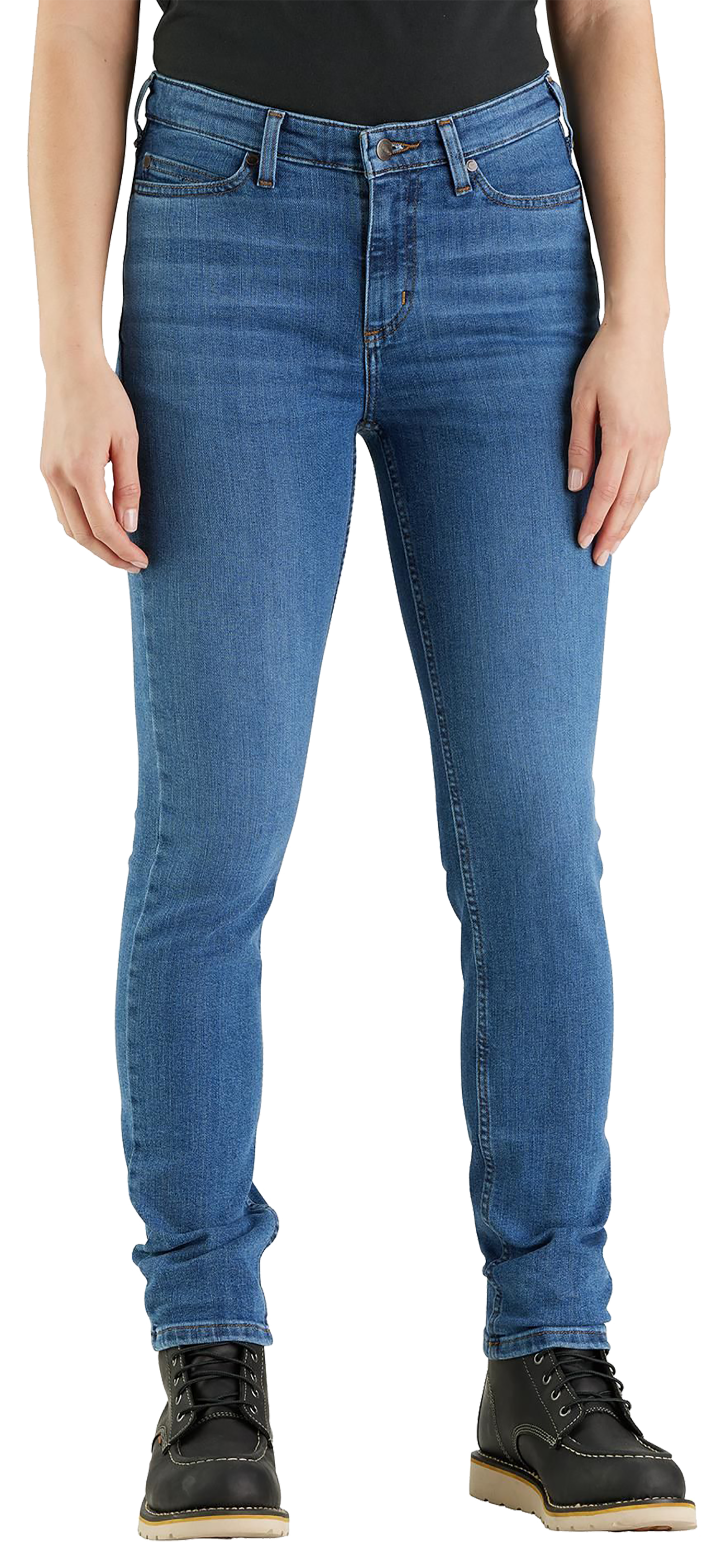 Carhartt Rugged Flex Slim-Fit Tapered Jeans for Ladies - Laurel - 8 - Tall