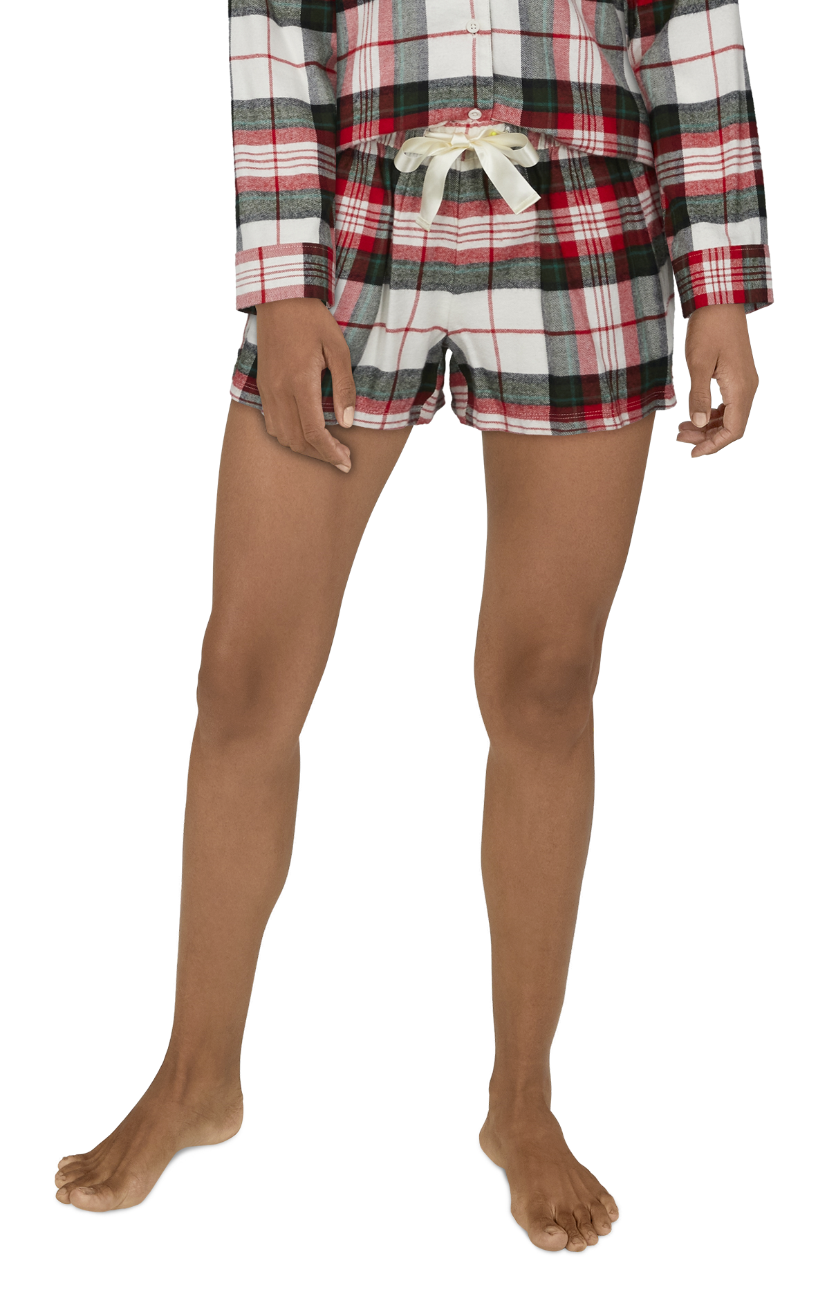 Natural Reflections Flannel Pajama Shorts for Ladies