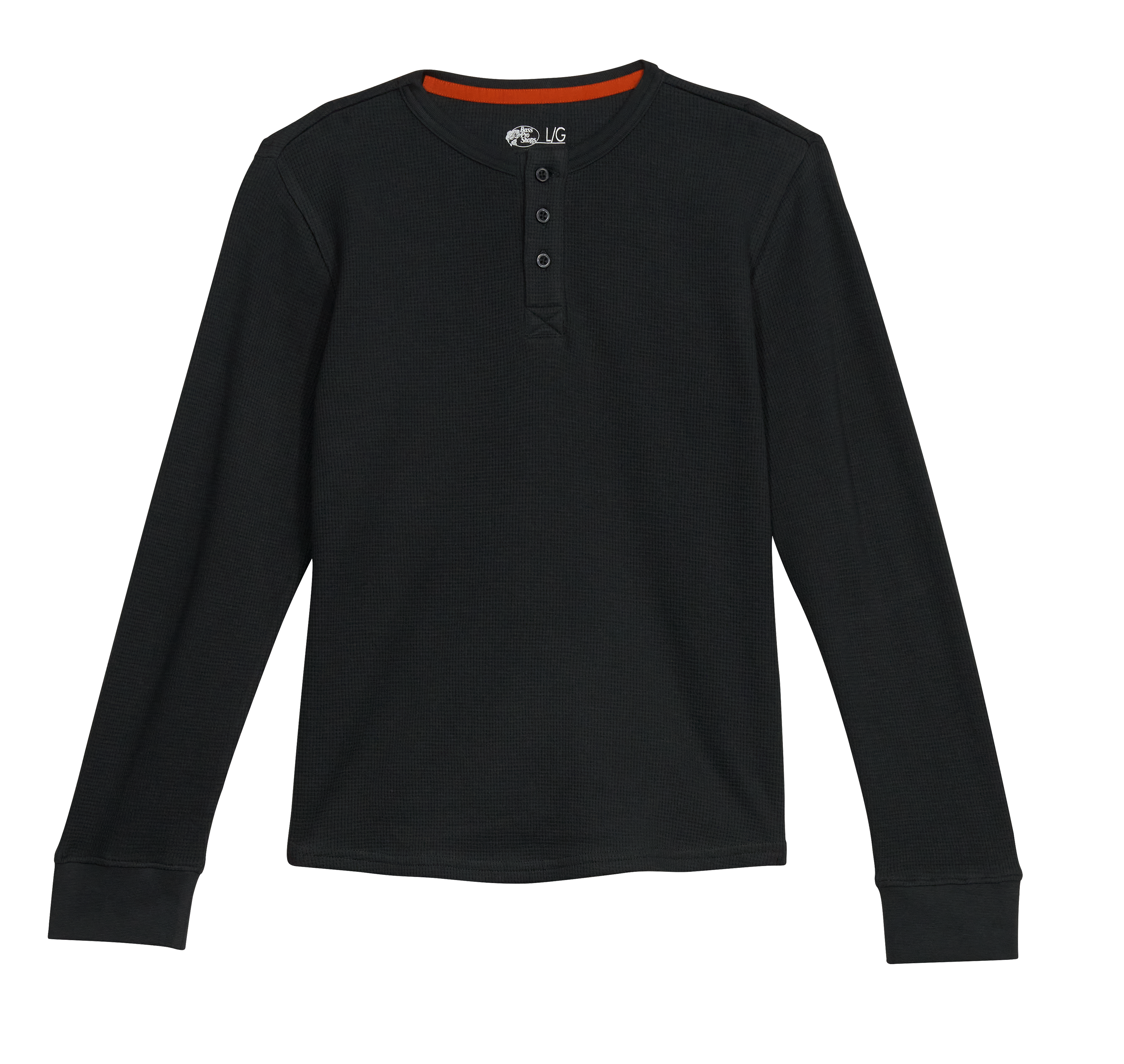 Image of Bass Pro Shops Thermal Long-Sleeve Henley for Kids - Unexplored - XS