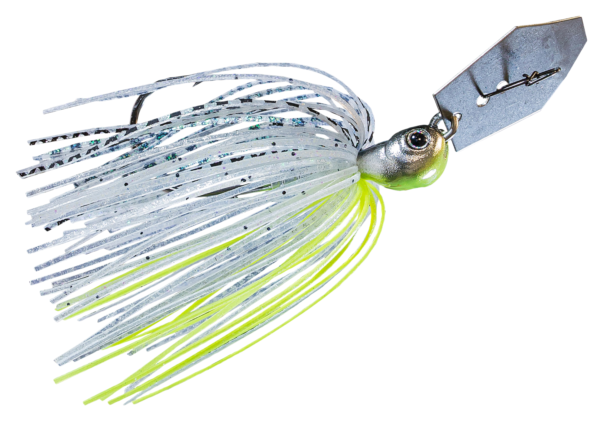 Image of Z-Man Chatterbait JackHammer Evergreen Custom Bladed Jig - Green Shad - 3/8 oz.