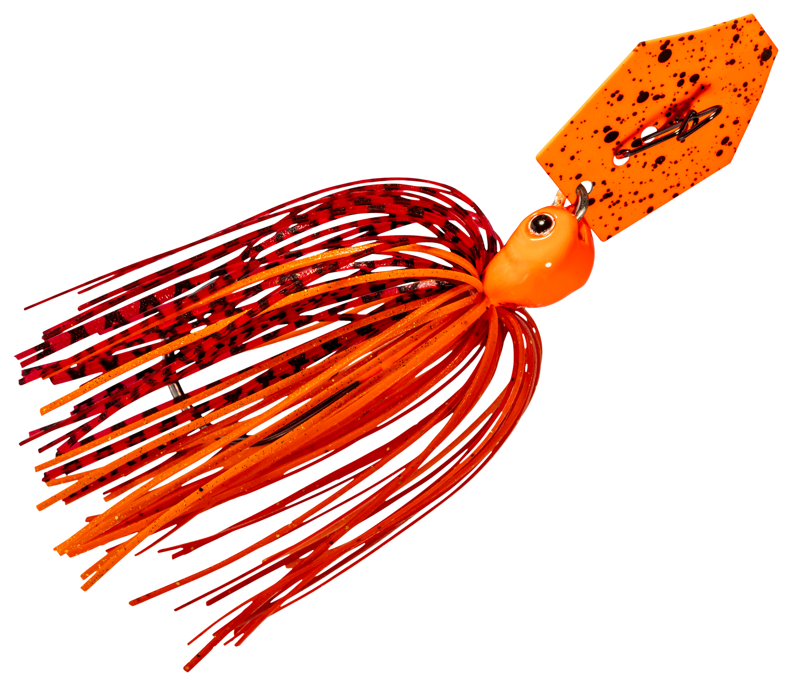 Image of Z-Man Chatterbait JackHammer Evergreen Custom Bladed Jig - Fire Craw Orange - 3/8 oz.