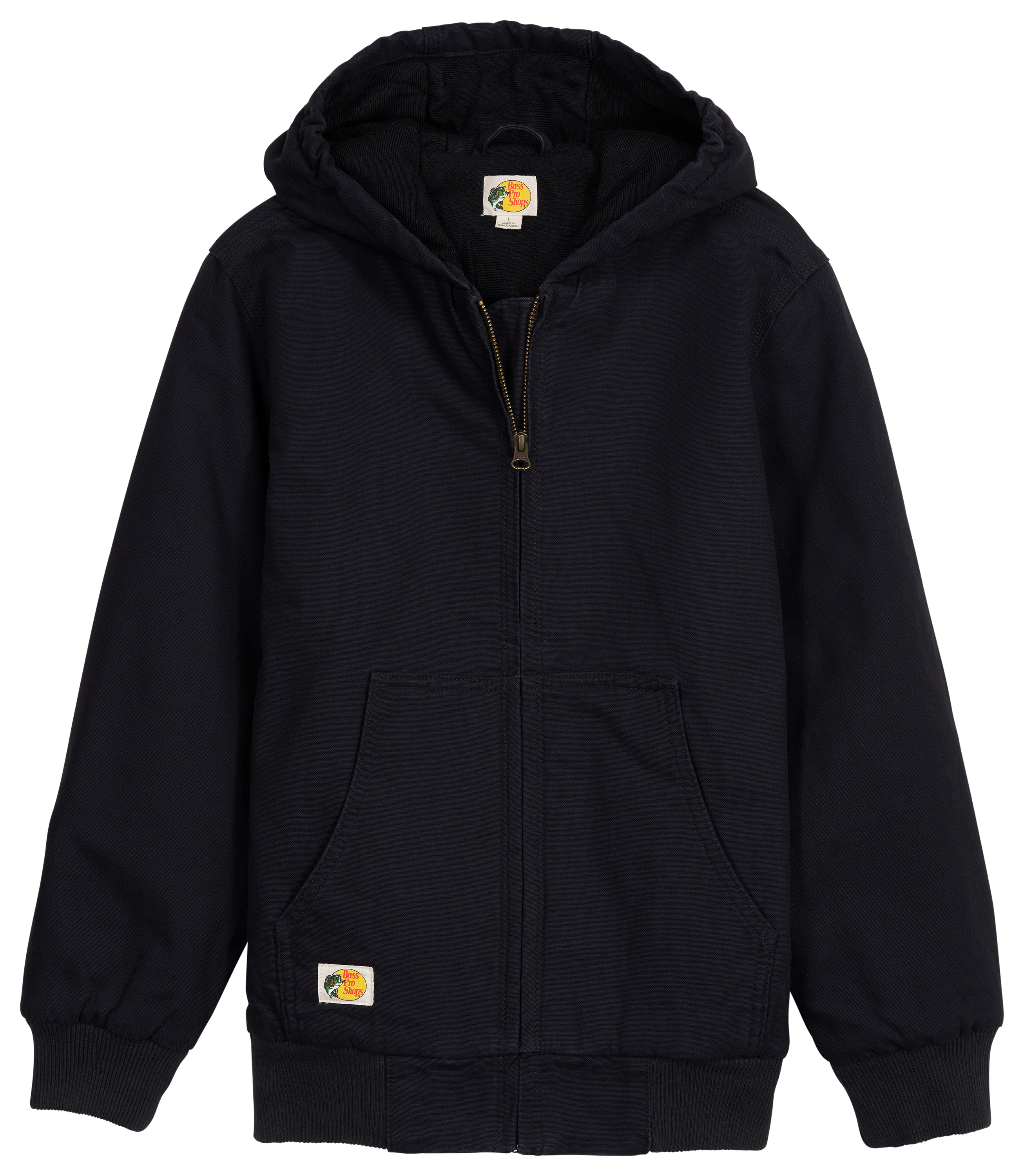 Image of Bass Pro Shops Workwear Jacket for Kids - Black - S