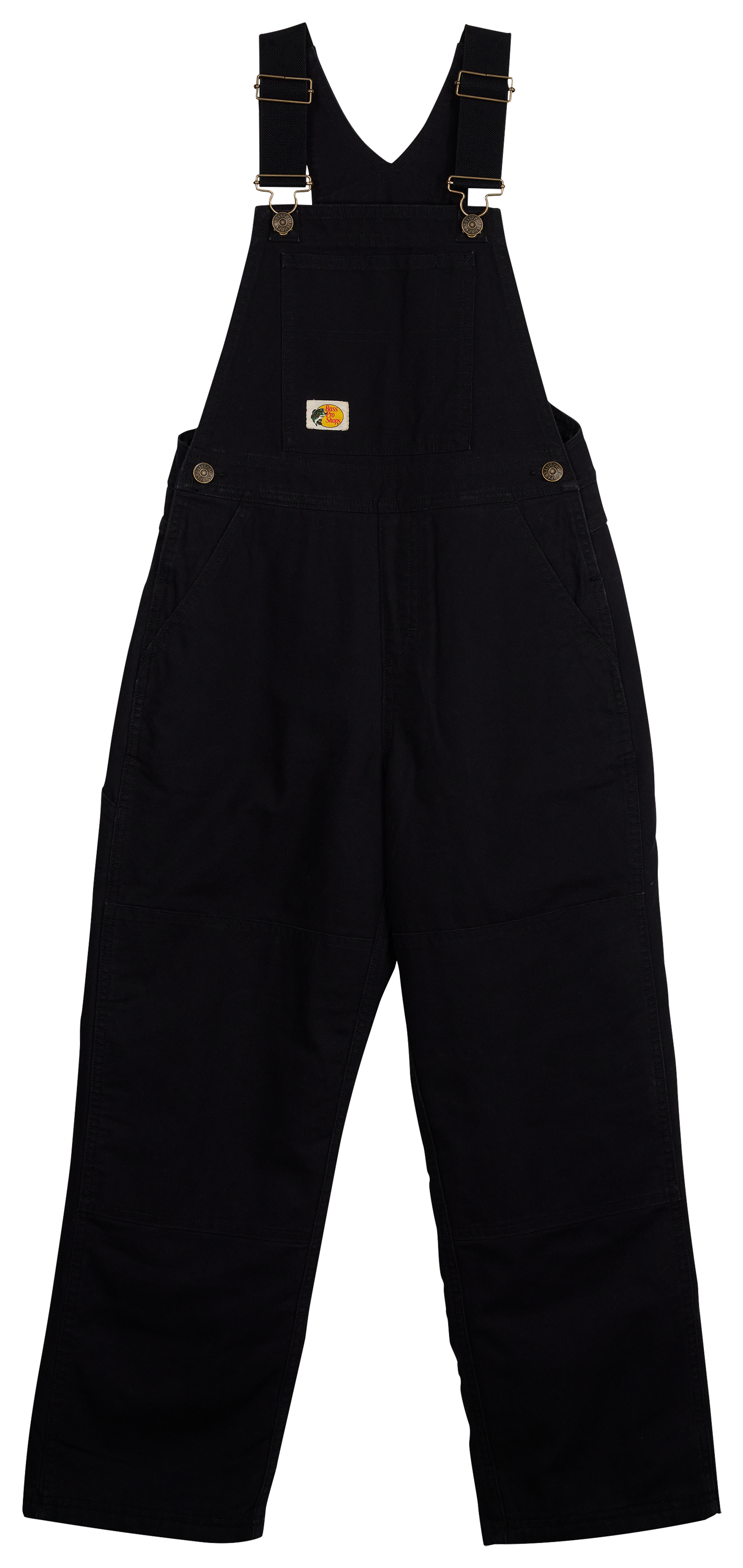 Image of Bass Pro Shops Insulated Workwear Overalls for Kids - Black - XS