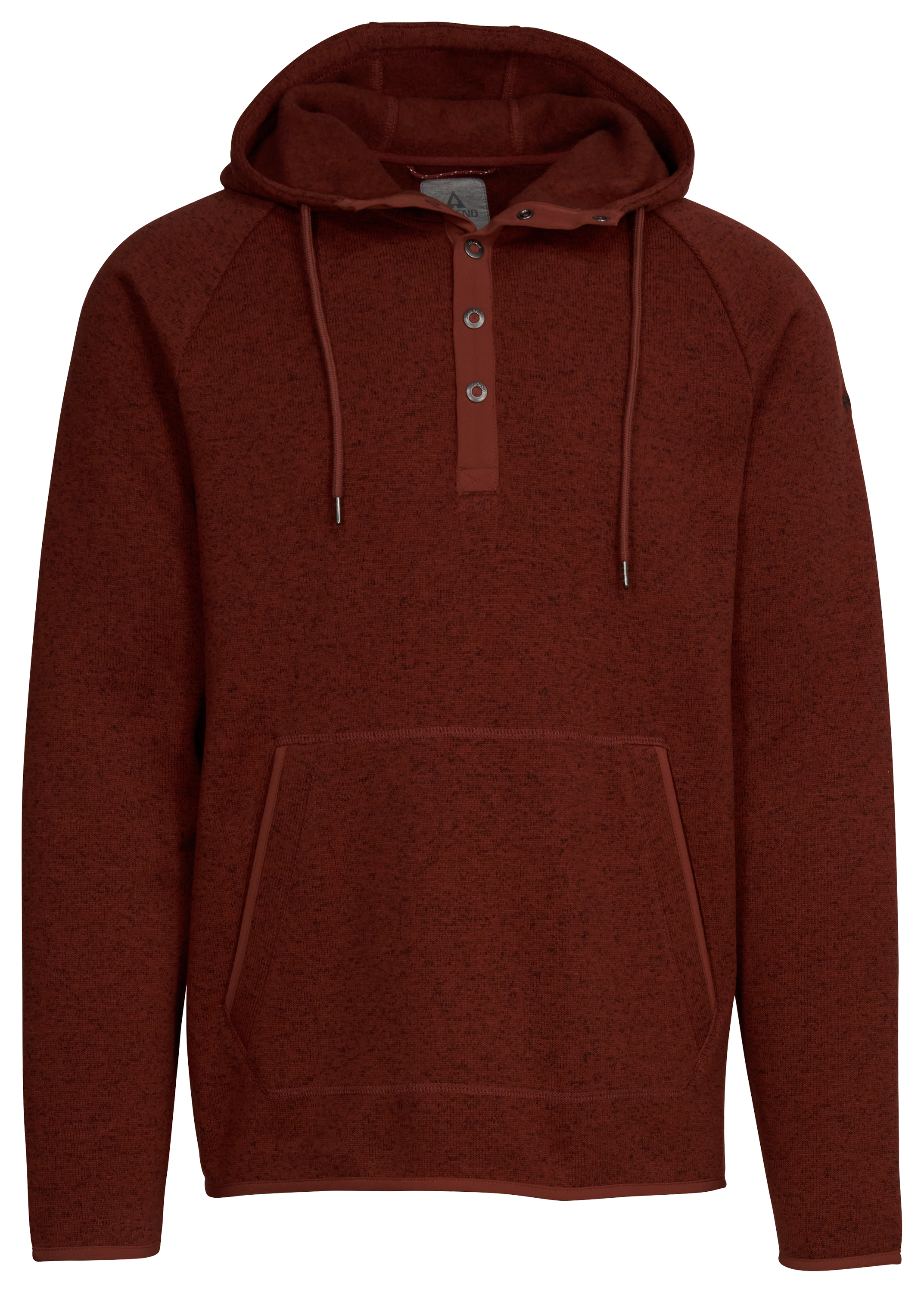 Image of Ascend Expedition Recycled Fleece Long-Sleeve Hoodie For Men - Burnt Henna - M