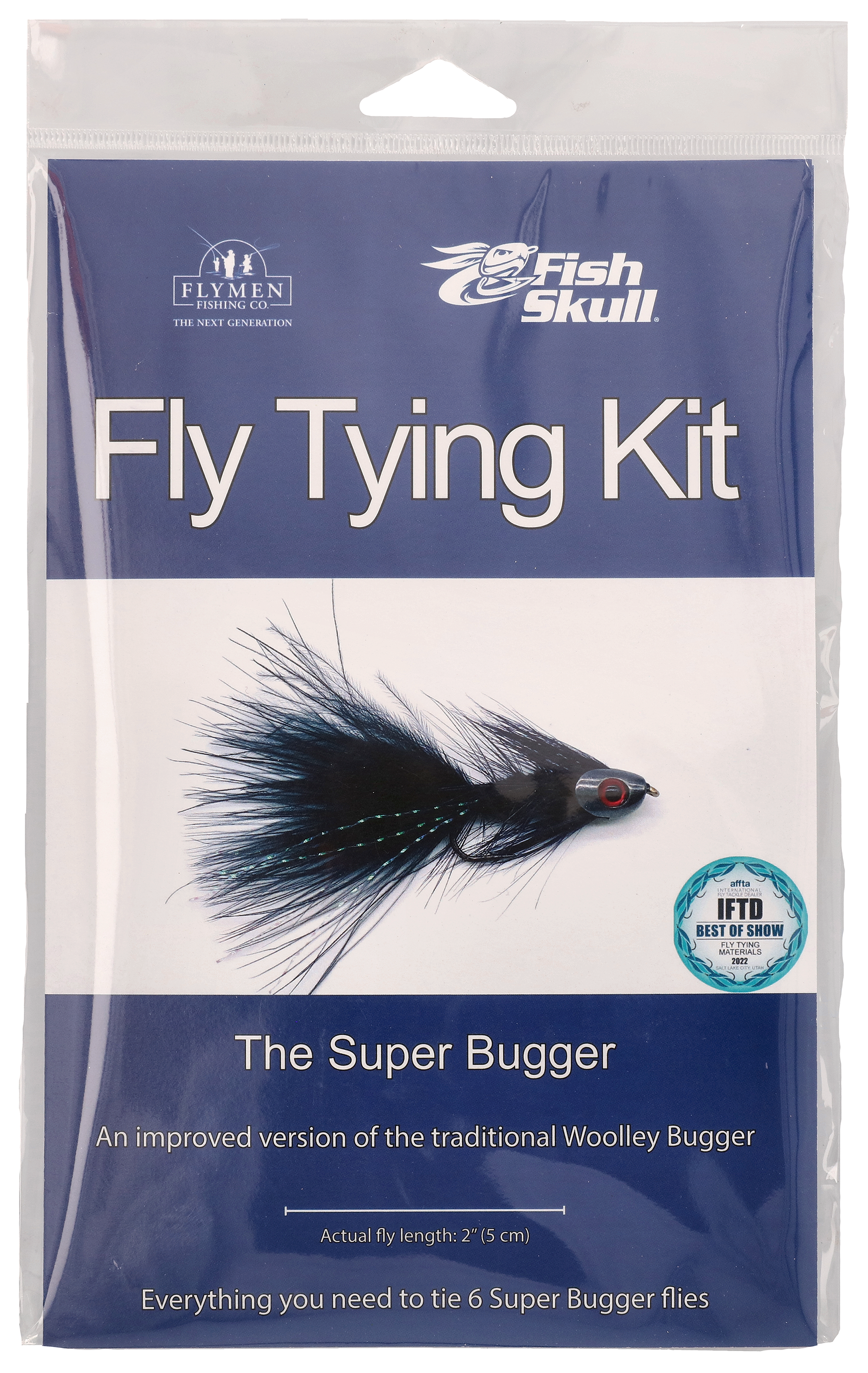 Flymen Fishing Company Panfish and Topwater Trout Popper Fly Tying Kit