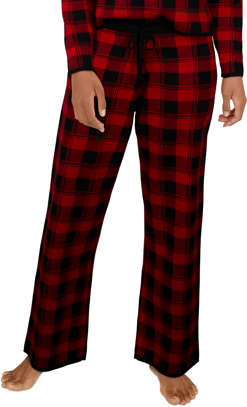 NATURAL REFLECTIONS Buffalo Plaid Lounge Pants for Ladies