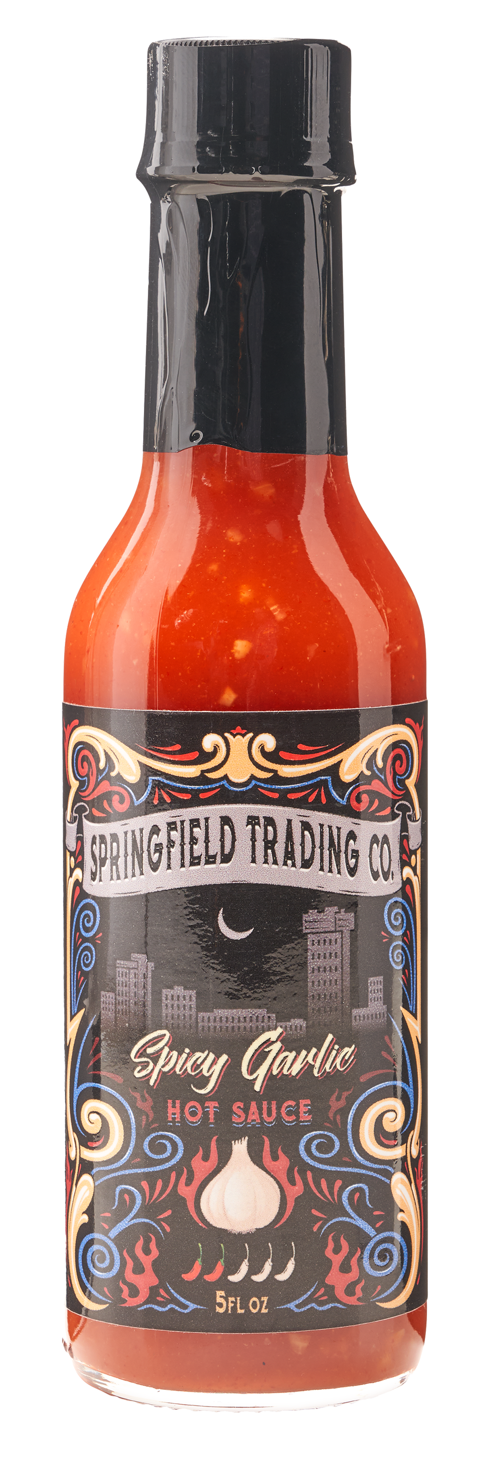 Image of Springfield Trading Company Spicy Garlic Hot Sauce