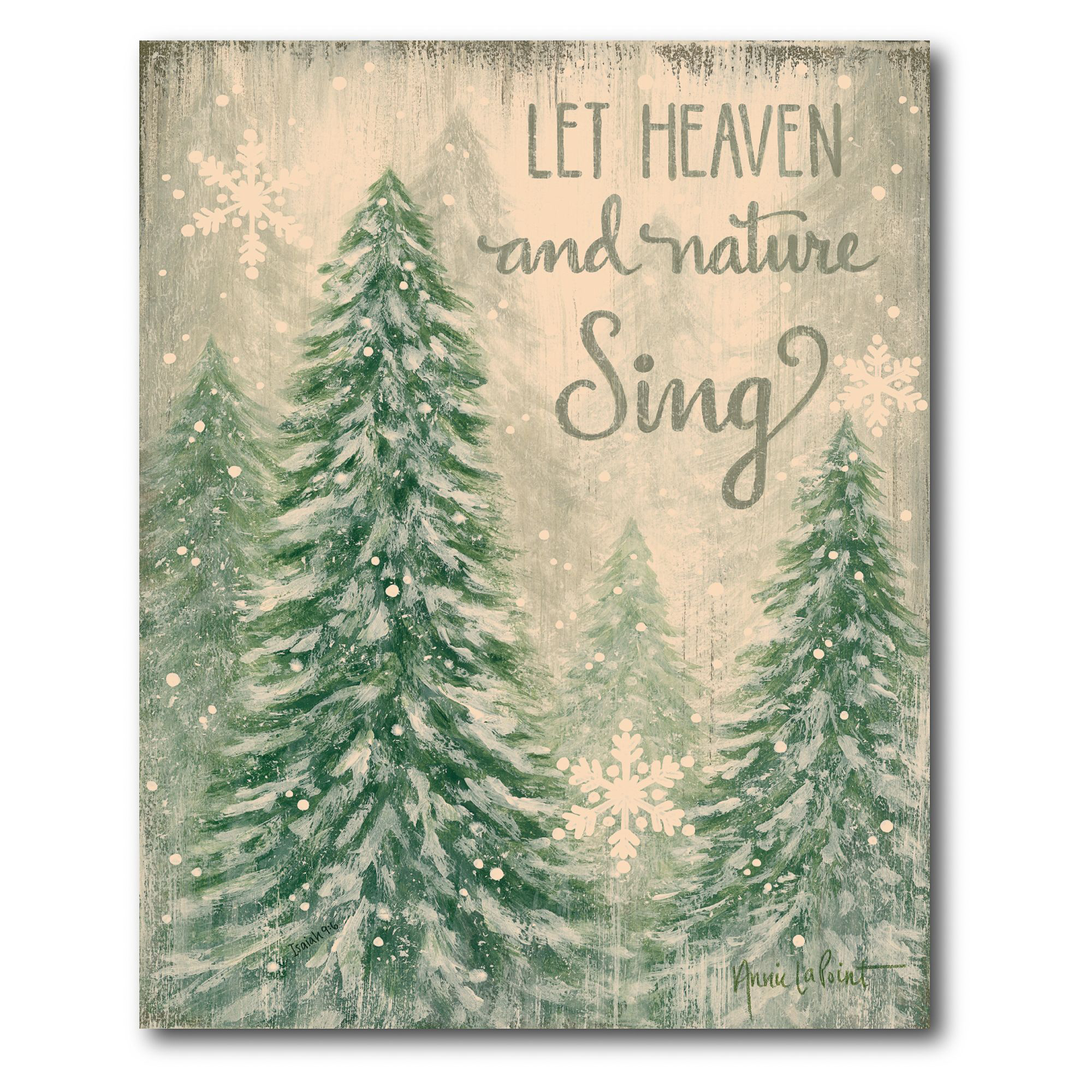 Courtside Market Let Heaven and Nature Sing Gallery Wrapped Canvas Wall Art