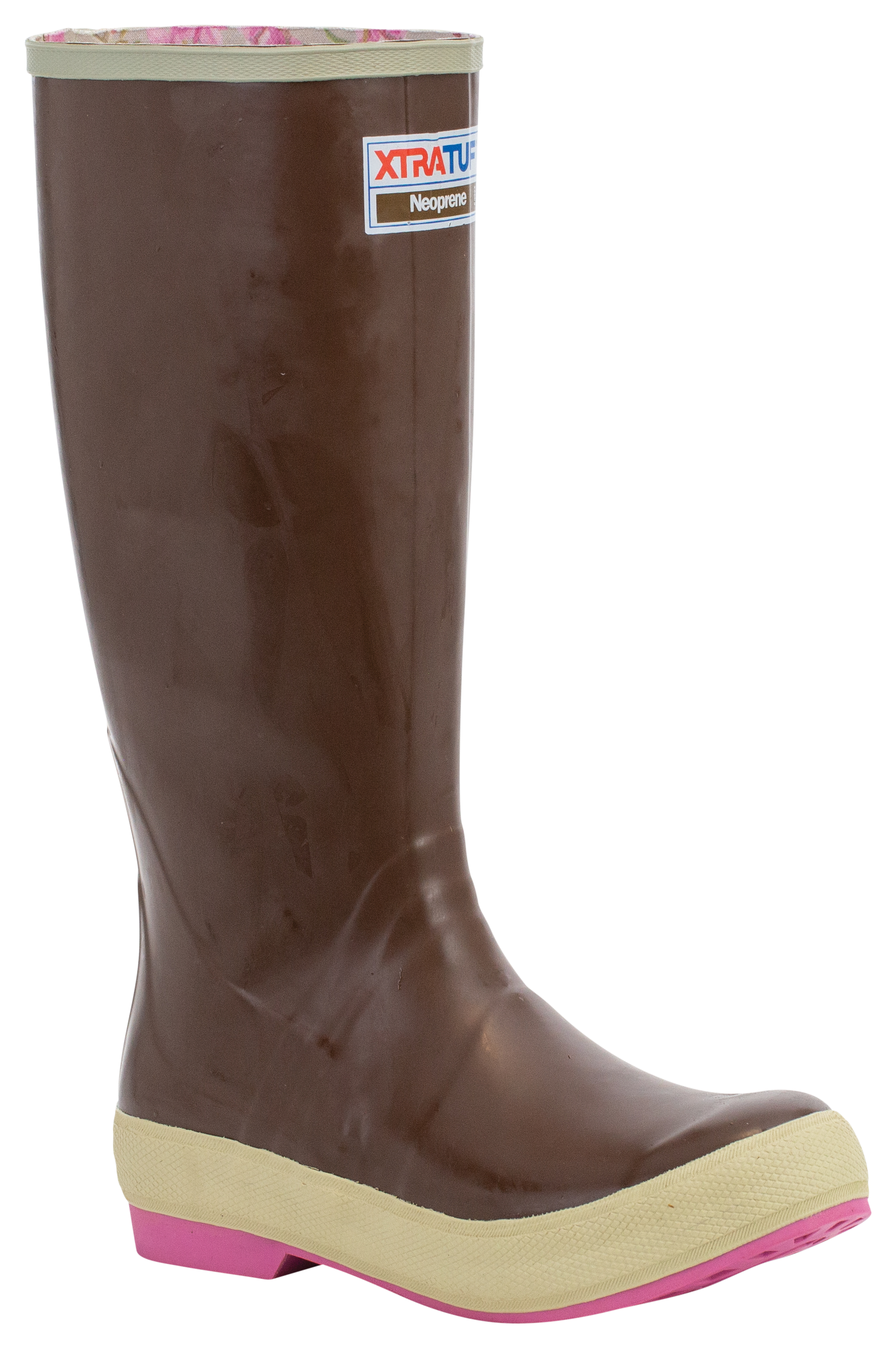Image of Xtratuf Legacy 15'' Fireweed Rubber Boots for Women - Brown/Fireweed