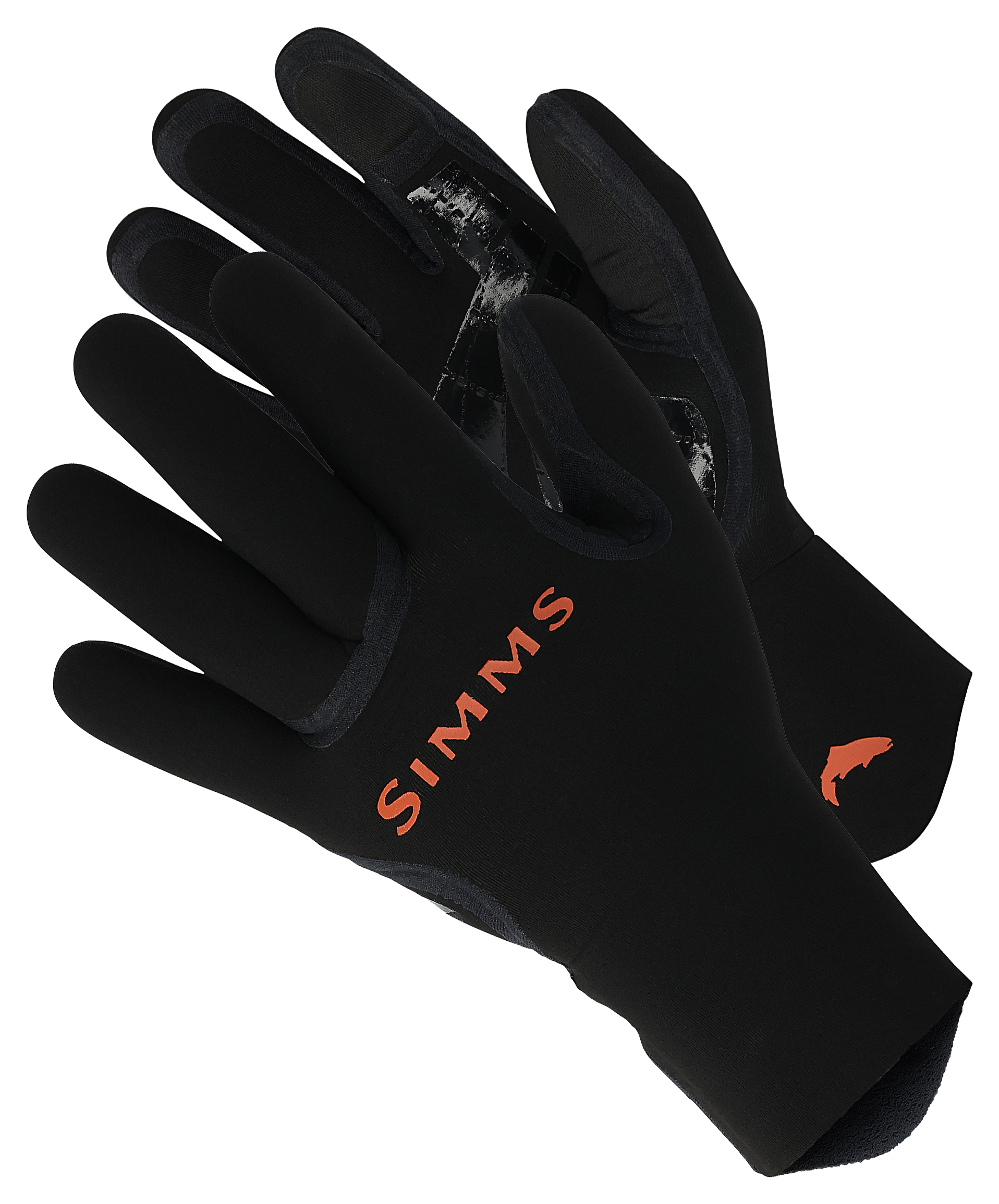 Image of Simms ExStream Neoprene Gloves for Men - Black - L