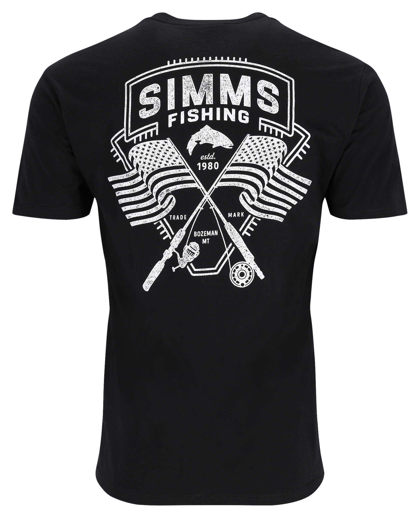 SIMMS Rods and Stripes Short-Sleeve T-Shirt for Men