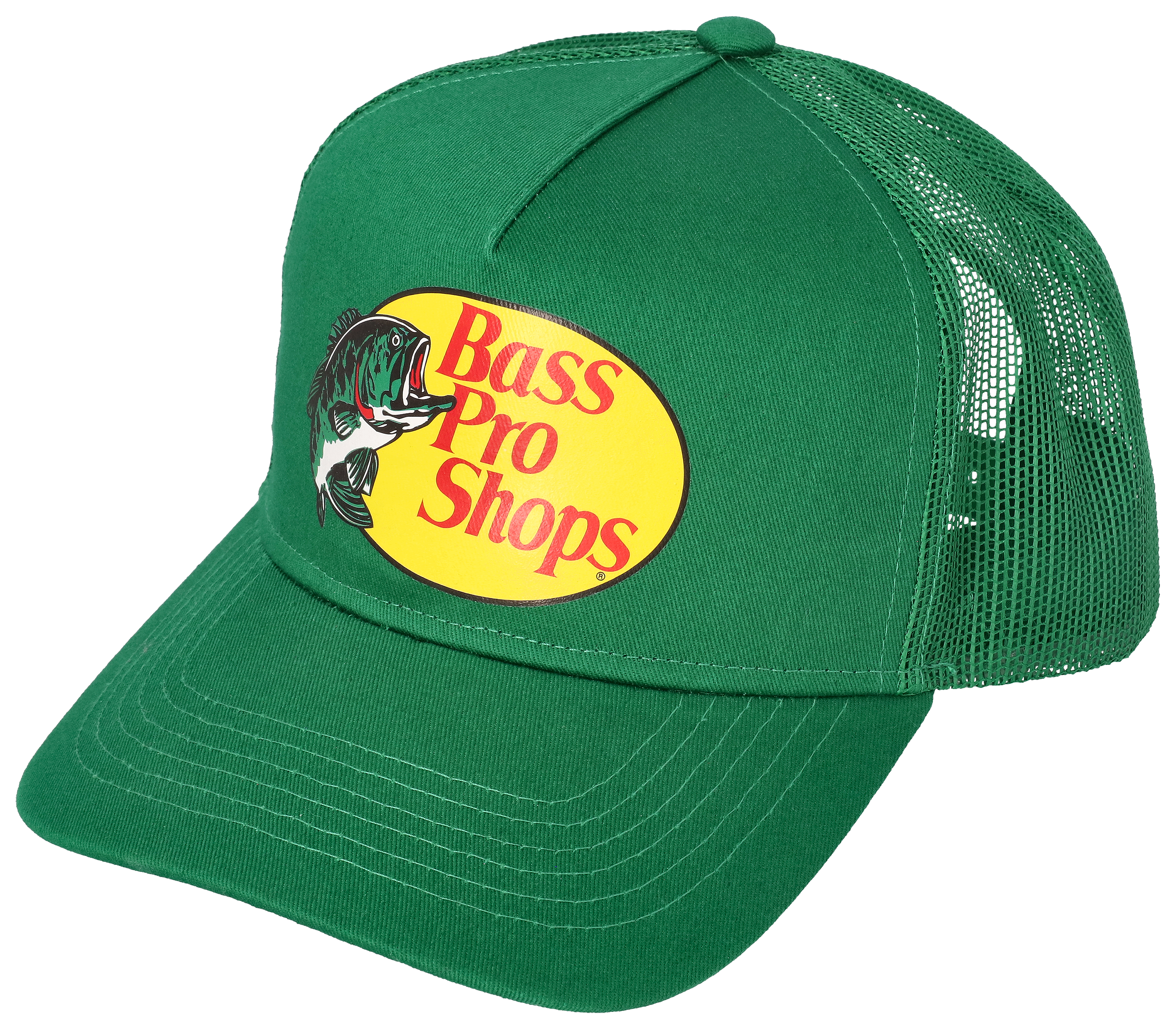 Image of Bass Pro Shops Mesh Trucker Cap - Kelly Green