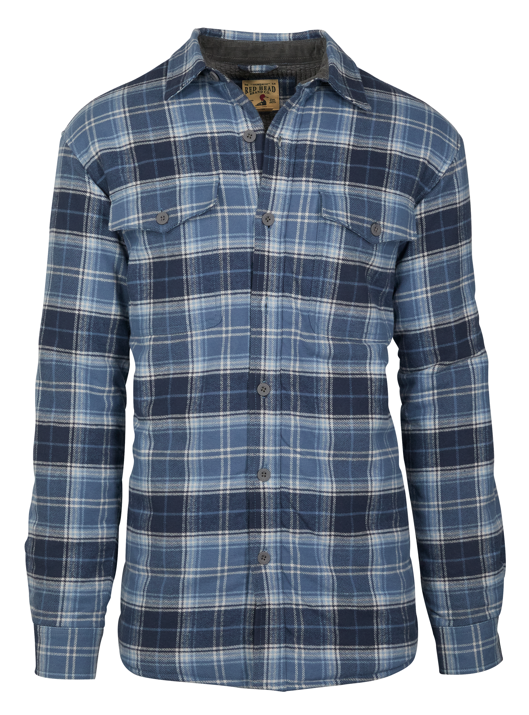 Image of RedHead Brawny Shirt Jacket for Men - Denim - S