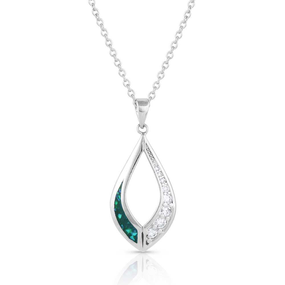 Image of Montana Silversmiths Balanced Perspective Opal Necklace