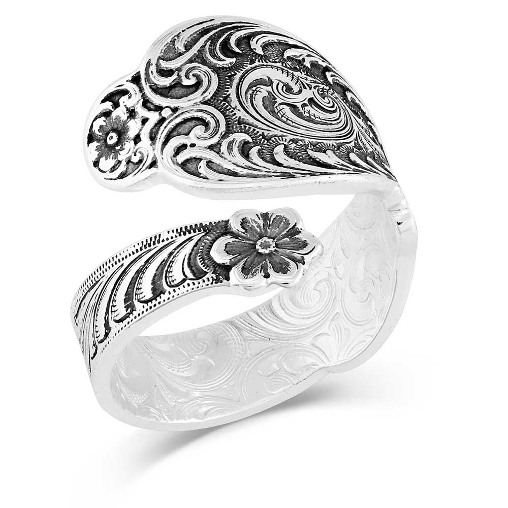 Image of Montana Silversmiths Heirloom Treasure Spoon Open Ring
