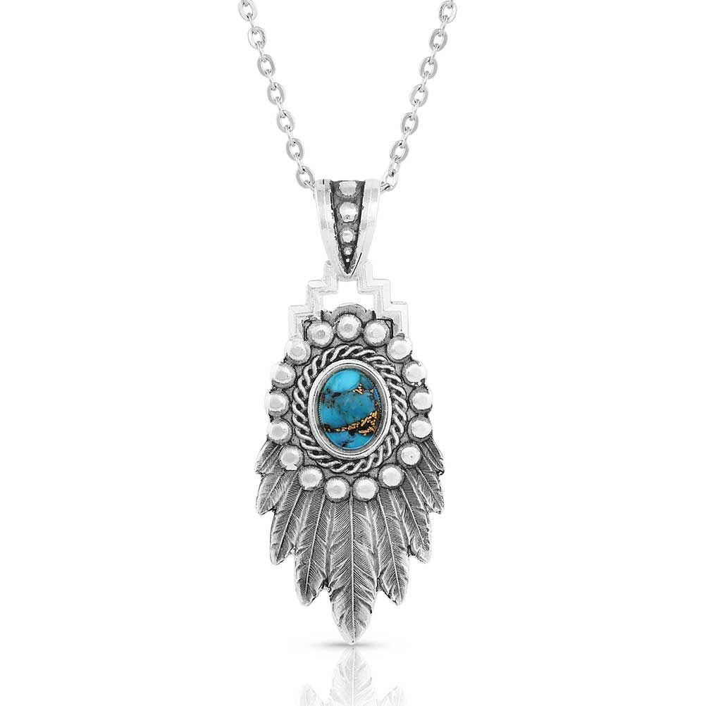 Image of Montana Silversmiths Blue Spring Turquoise Necklace