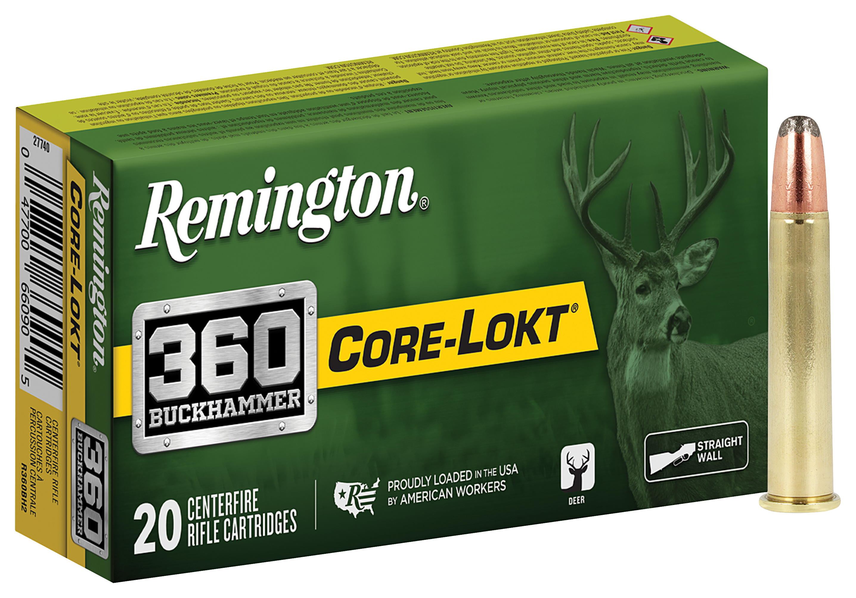 Image of Remington Core-Lokt .360 Buckhammer 180 Grain Ammo