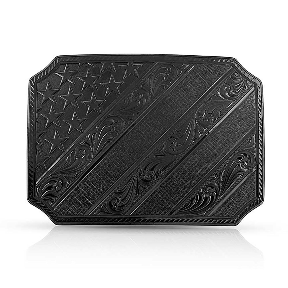 Montana Silversmiths Dawn&#039;s Early Light Gunmetal Belt Buckle