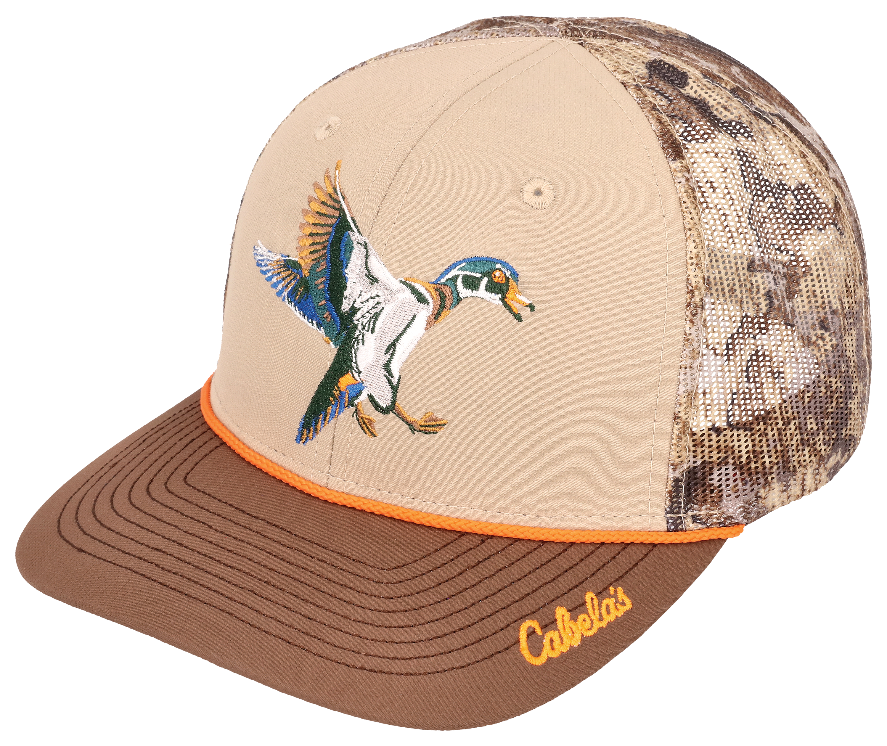 Cabelas Hat Adult Multicolor Strapback Mesh Back Cap Outdoors Hunting  Fishing