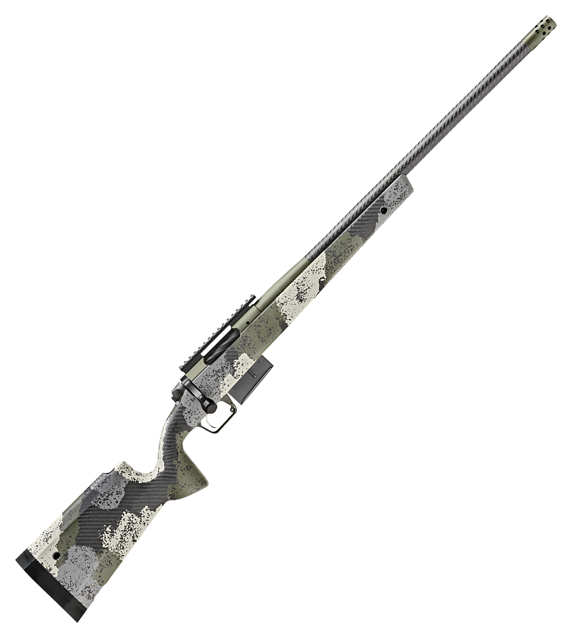 Springfield Armory Model 2020 Waypoint BoltAction Rifle with Fixed Stock  65 PRC  24  Green Cerakote  3  1