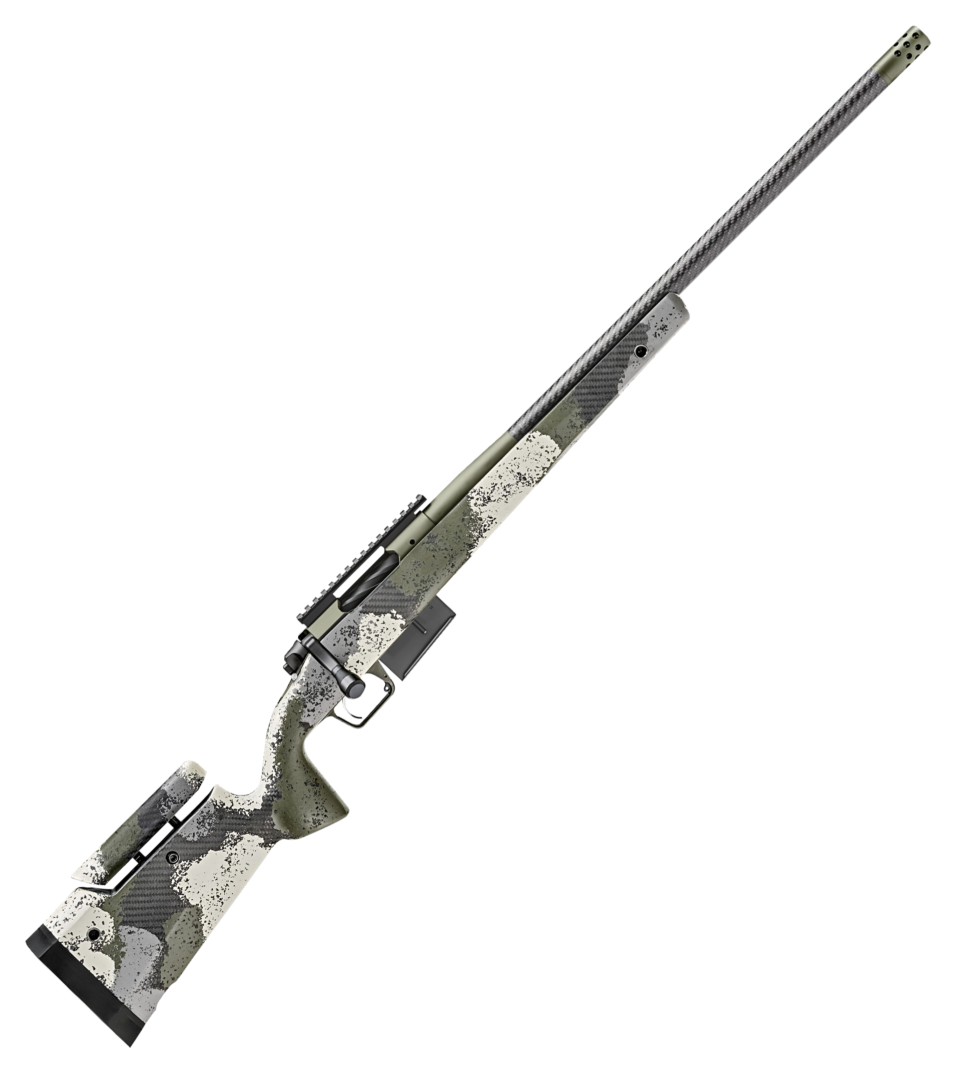 Springfield Armory Model 2020 Waypoint BoltAction Rifle with Adjustable Stock 65 PRC   Green Cerakote  3  1