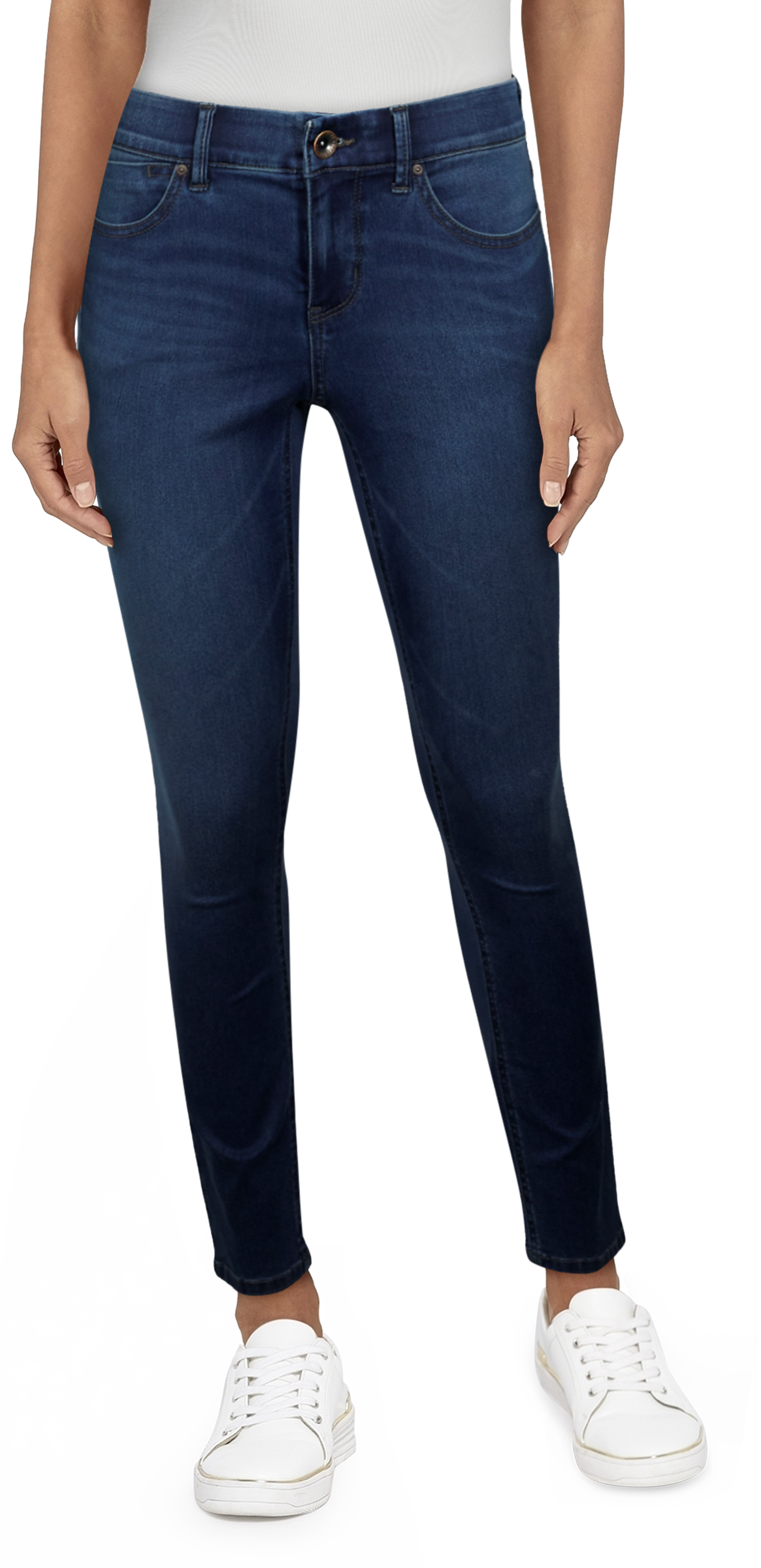 Natural Reflections Ab Slimmer Skinny Jeans for Ladies - Wash-23 - 8
