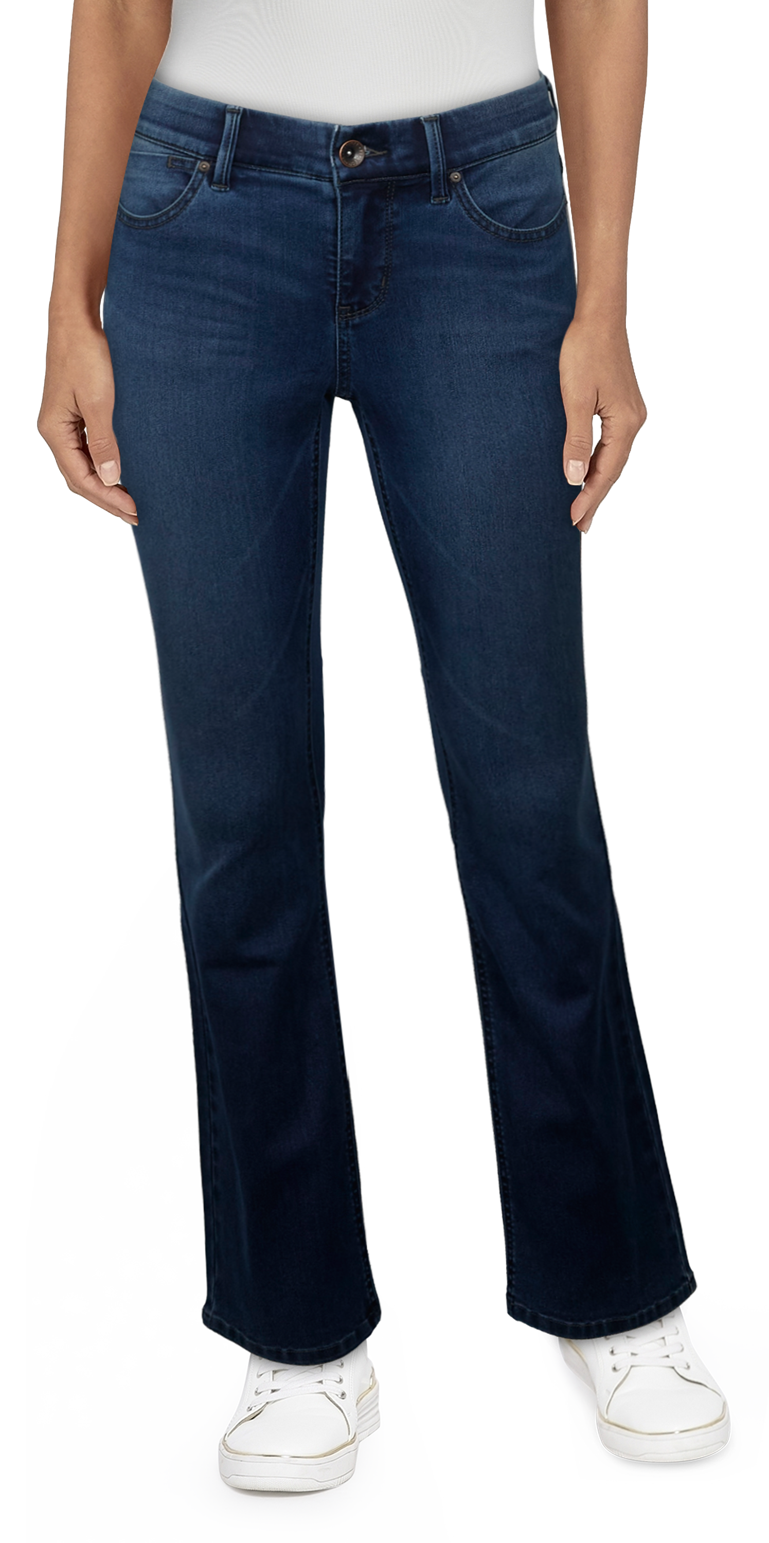 Natural Reflections AB Slimmer Bootcut Jeans for Ladies - Wash-23 - 8
