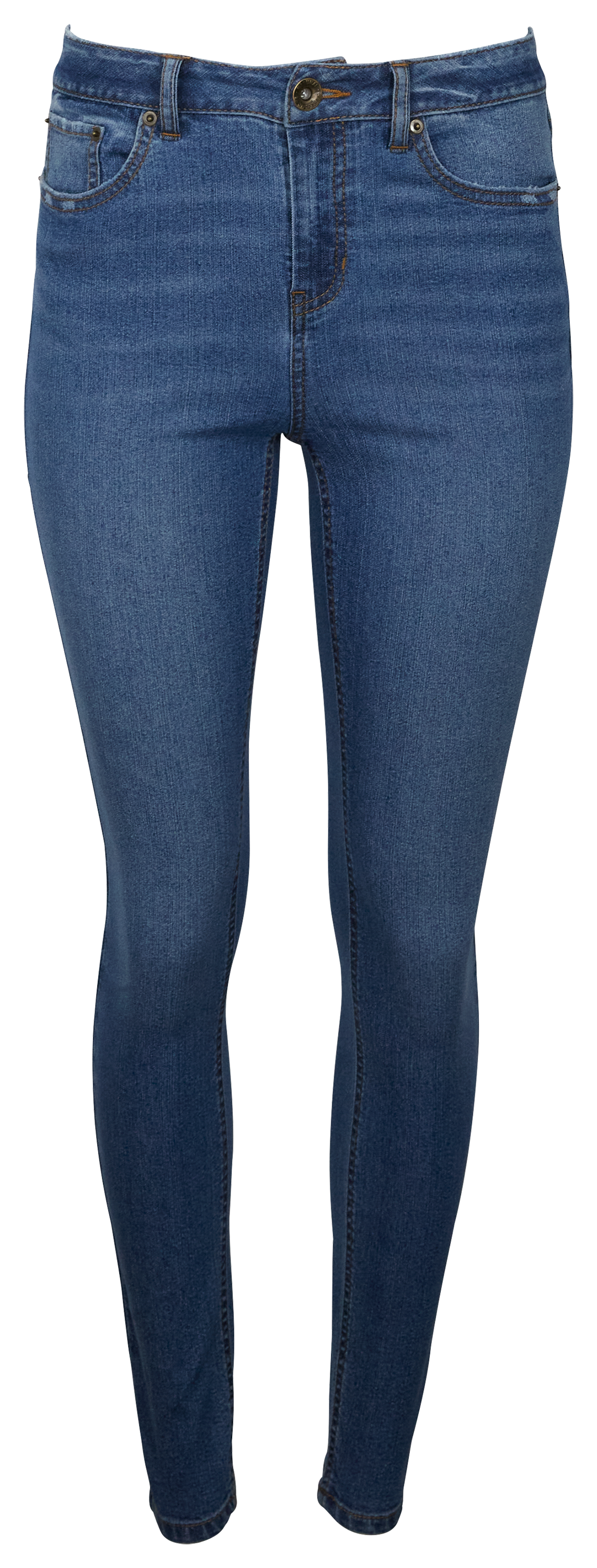 Image of Natural Reflections High-Rise Slim-Leg Jeans - Medium Wash