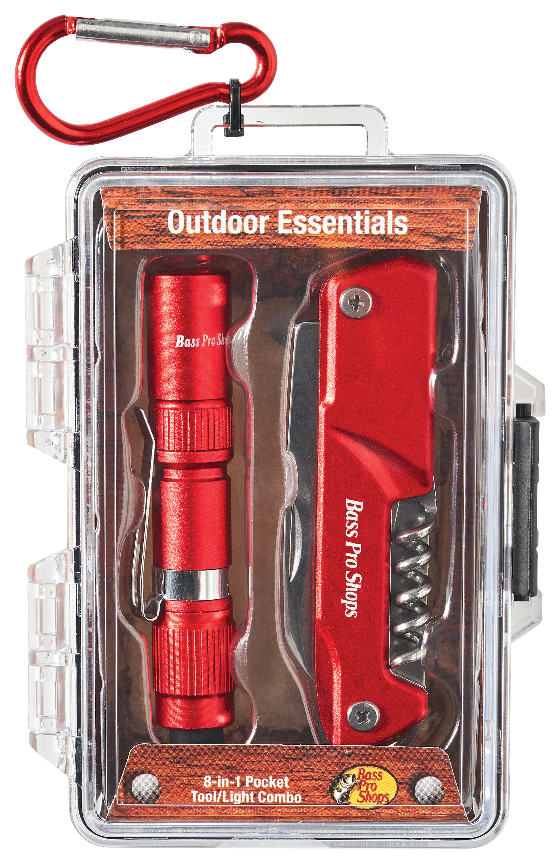 Bass Pro Shops Outdoor Essentials 8-in-1 Pocket Tool and Light