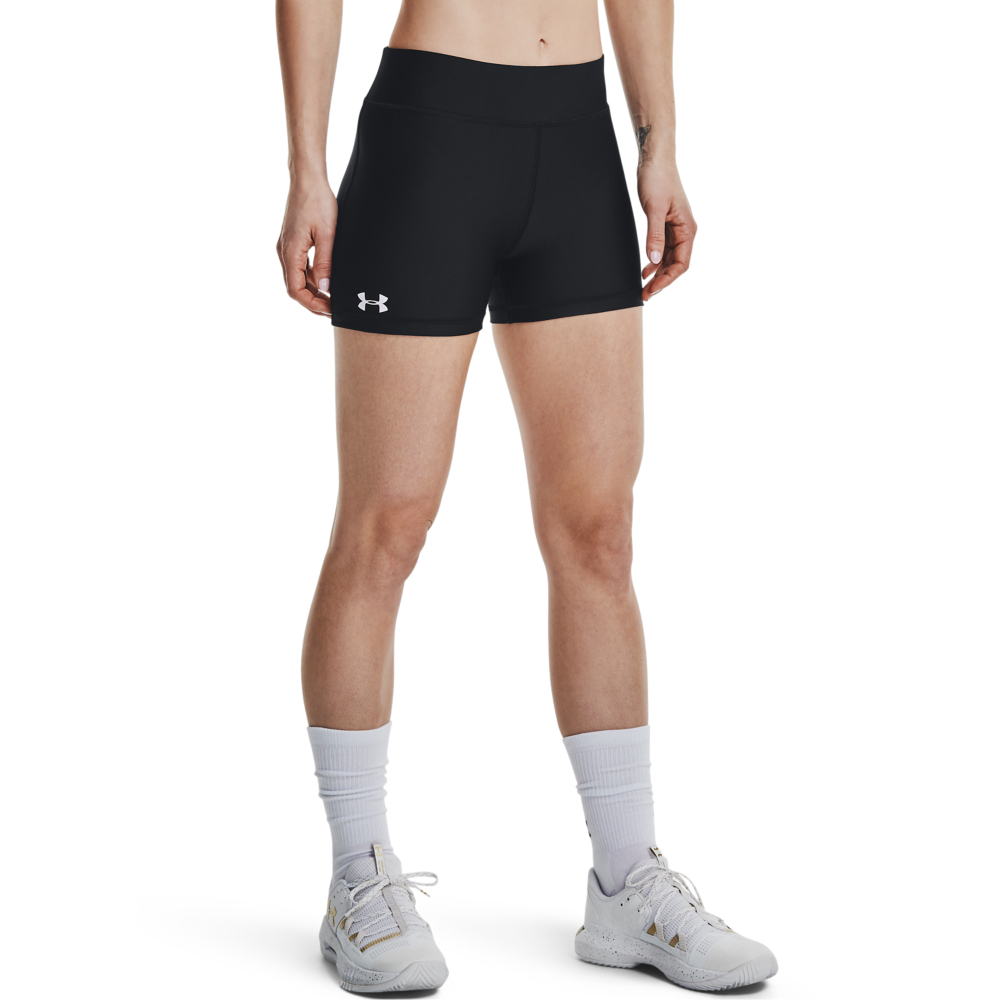 Under Armour Team Shorty Shorts for Ladies - Black/White - S