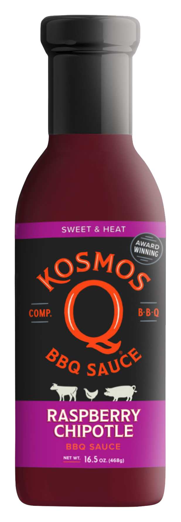 Image of Kosmos Q Raspberry Chipotle Barbecue Sauce