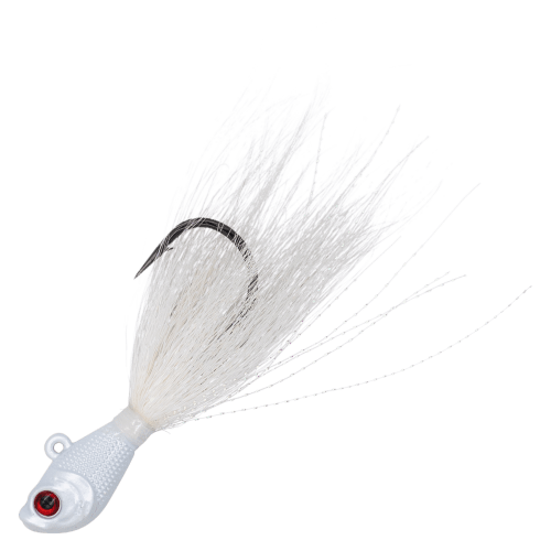 SPRO Bucktail Jig-Pack of 1, Dark Shad, 3/4-Ounce