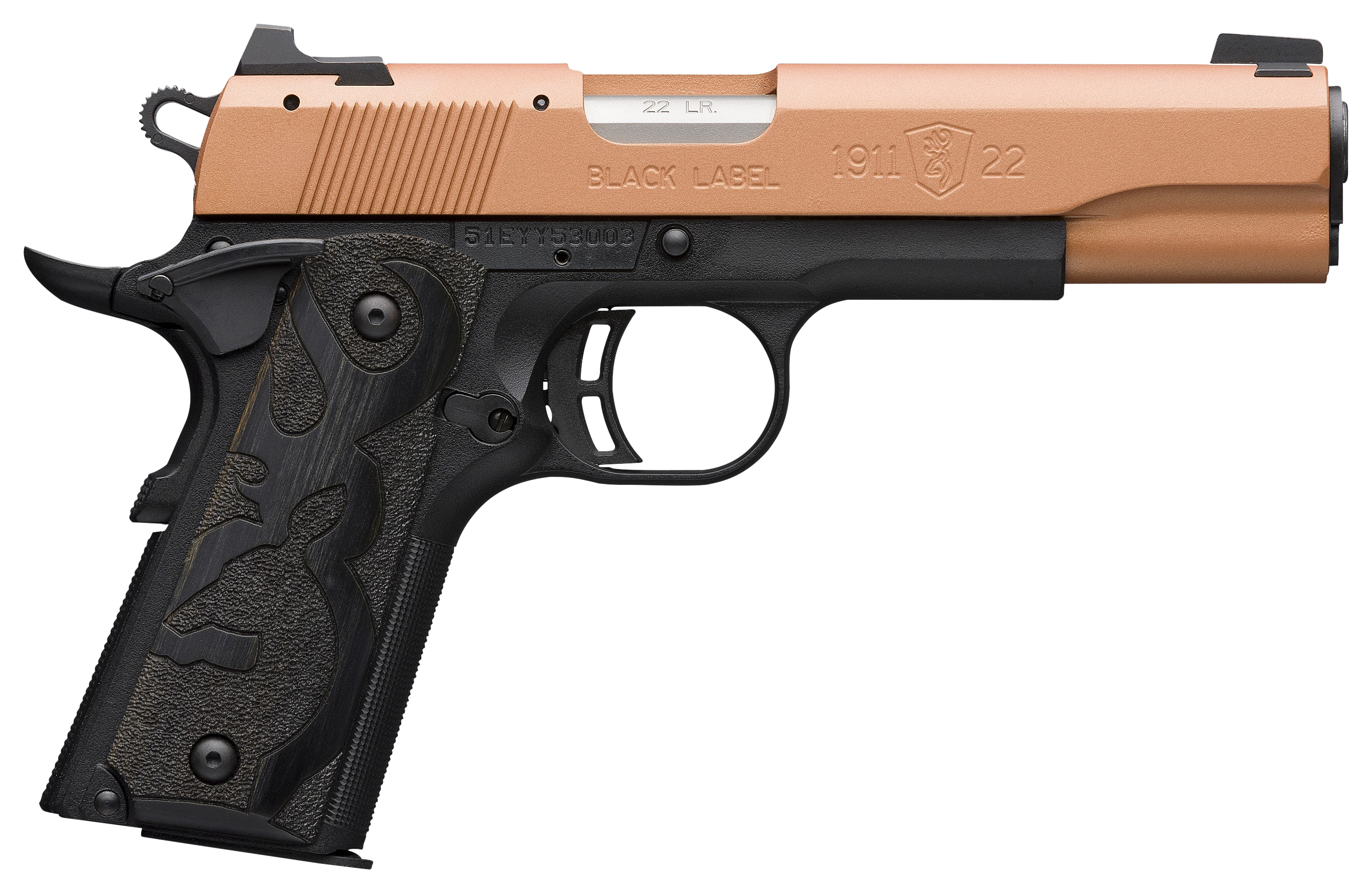 Image of Browning 1911-22 Black Label Copper Full-Size Semi-Auto Pistol