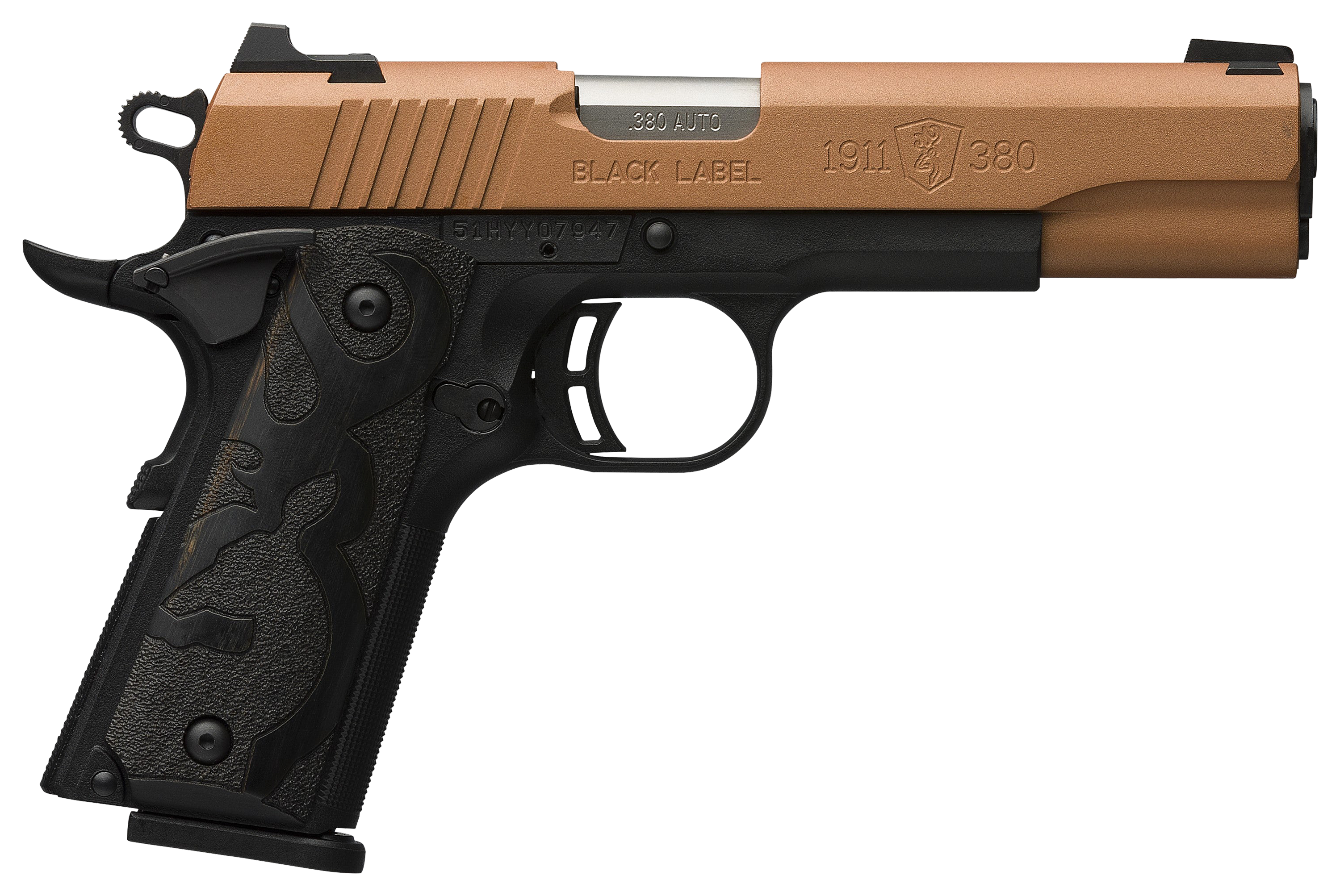 Image of Browning 1911-380 Black Label Copper Full-Size Semi-Auto Pistol