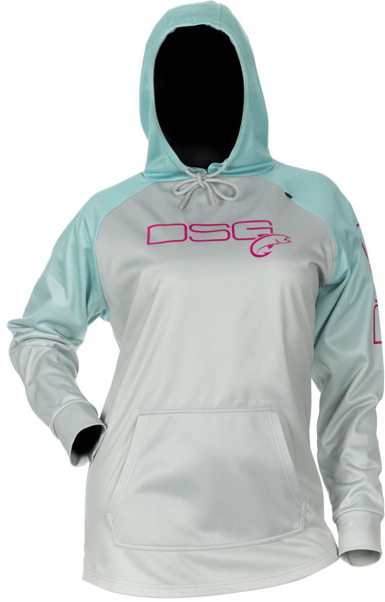 Image of DSG Outerwear Starr Technical Hoodie for Ladies - Mist/Aqua - 3XL