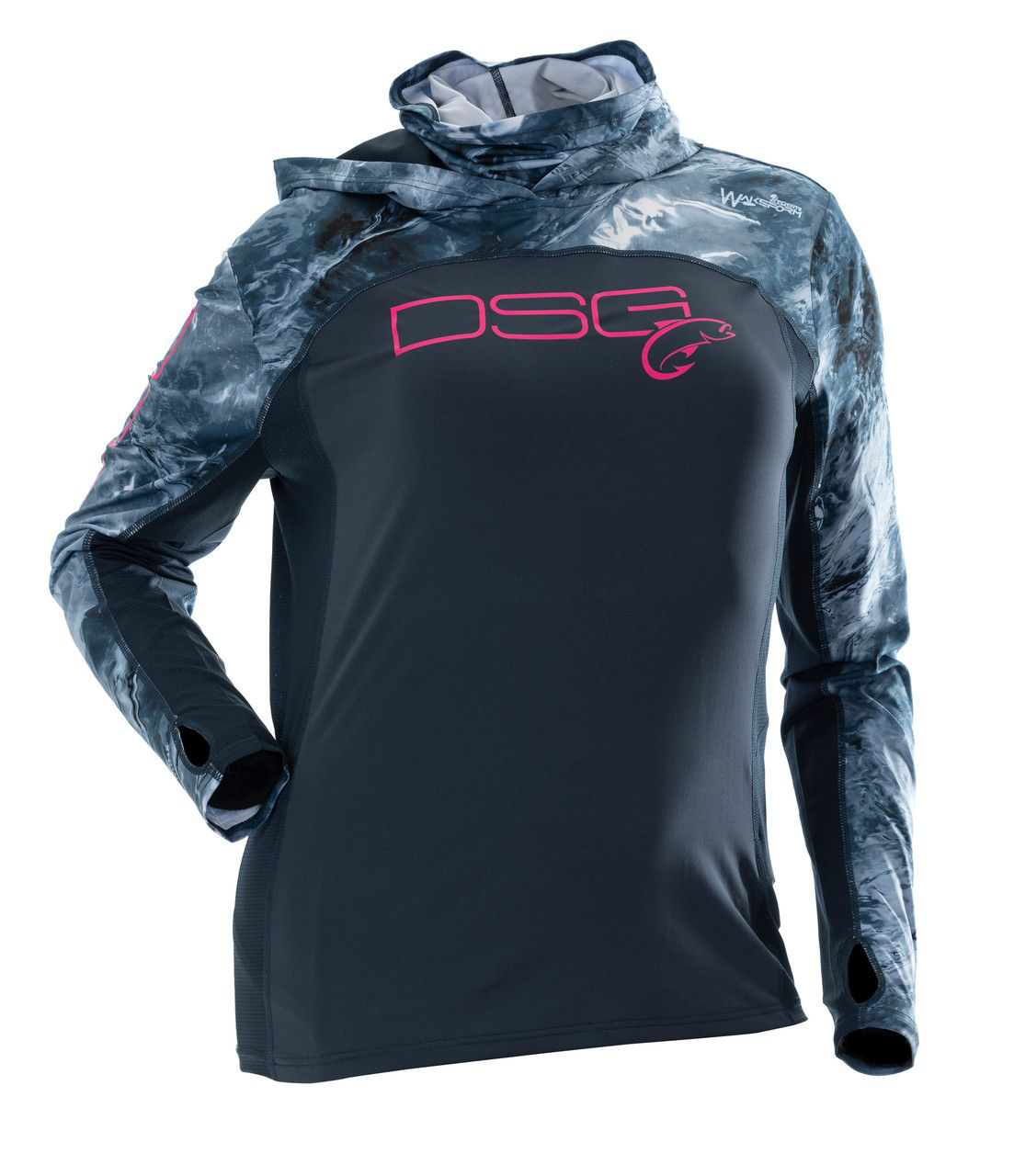 Image of DSG Outerwear Chloe Hooded Long-Sleeve Sun Shirt for Ladies - Elements Wakeform Arctic